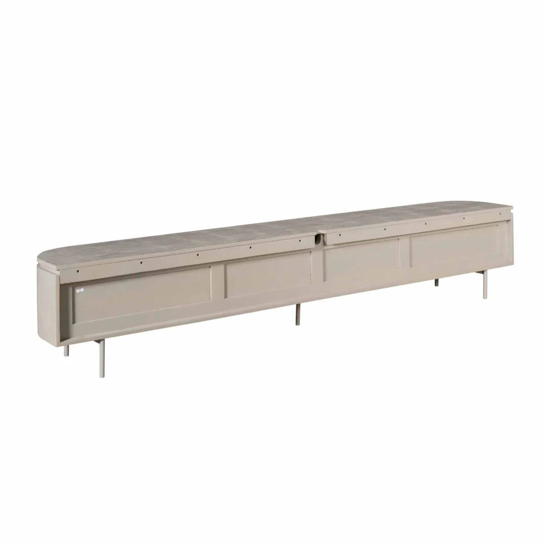 Tv meubel Trirnella 240 cm mangohout - Afbeelding 15