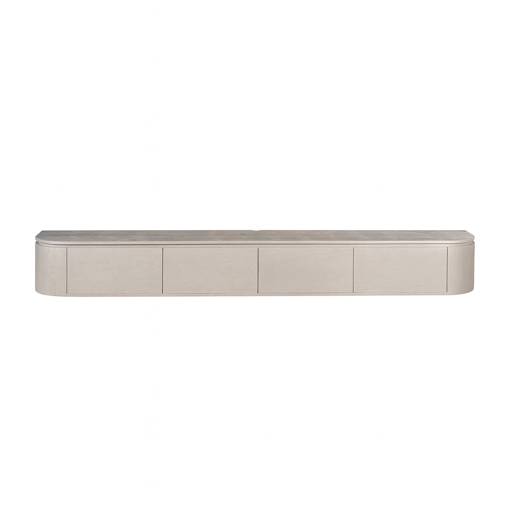 TV-meubel Trirnella Taupe 240 cm - Afbeelding 16