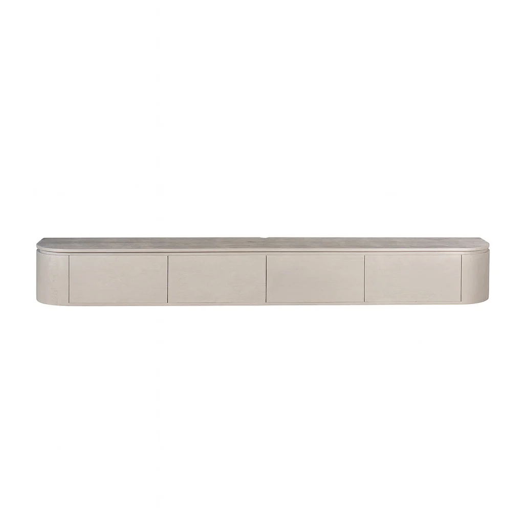 Tv meubel Trirnella 240 cm mangohout - Afbeelding 16