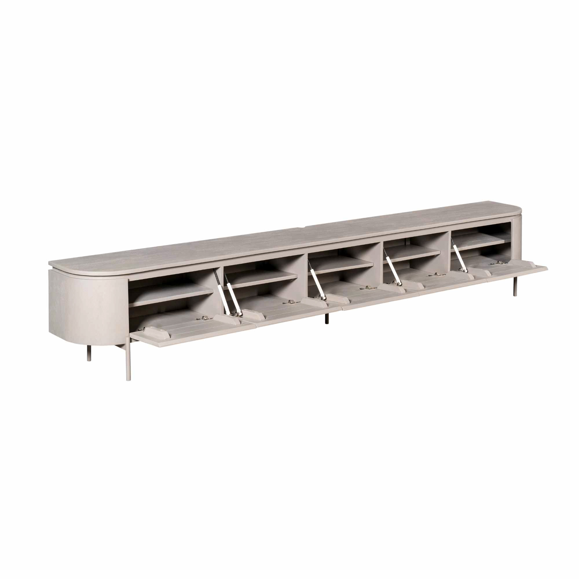 TV-meubel Aswan Taupe 280 cm - Afbeelding 17