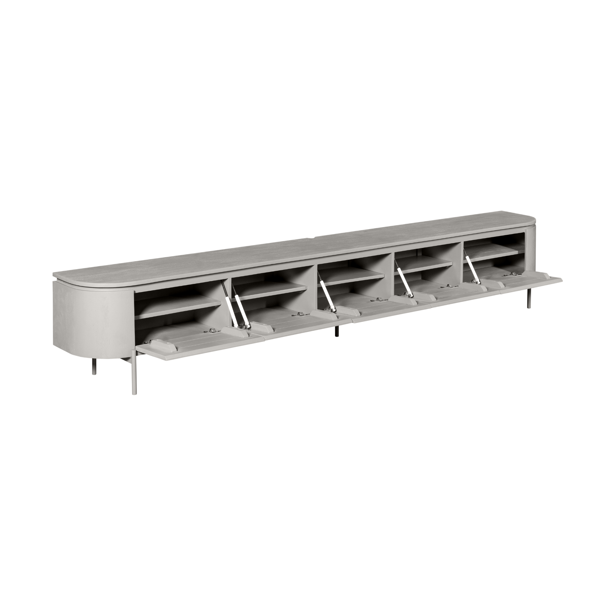 TV-meubel Aswan Taupe 280 cm - Afbeelding 19