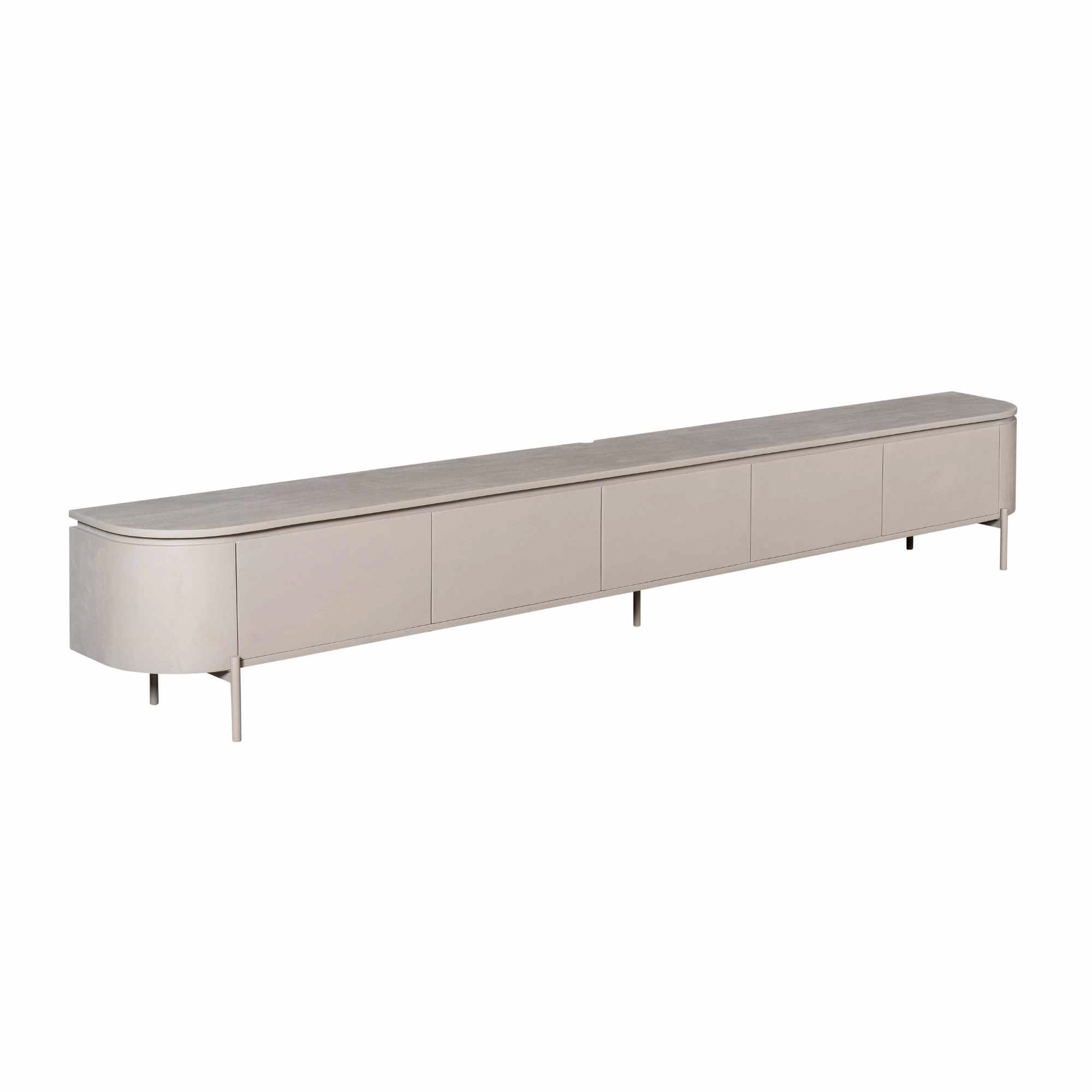 TV-meubel Aswan Taupe 280 cm - Afbeelding 5