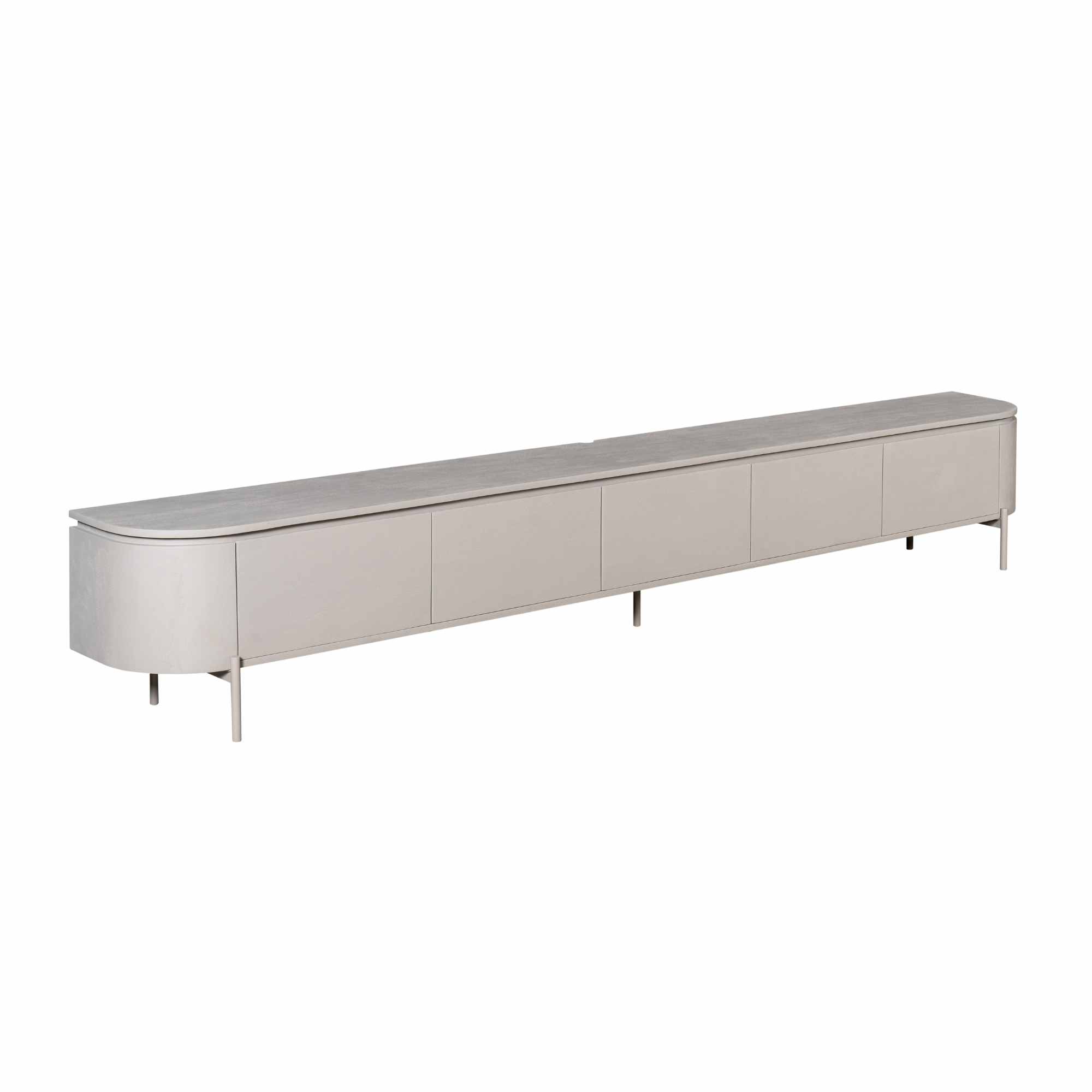 TV-meubel Aswan Taupe 280 cm - Afbeelding 10