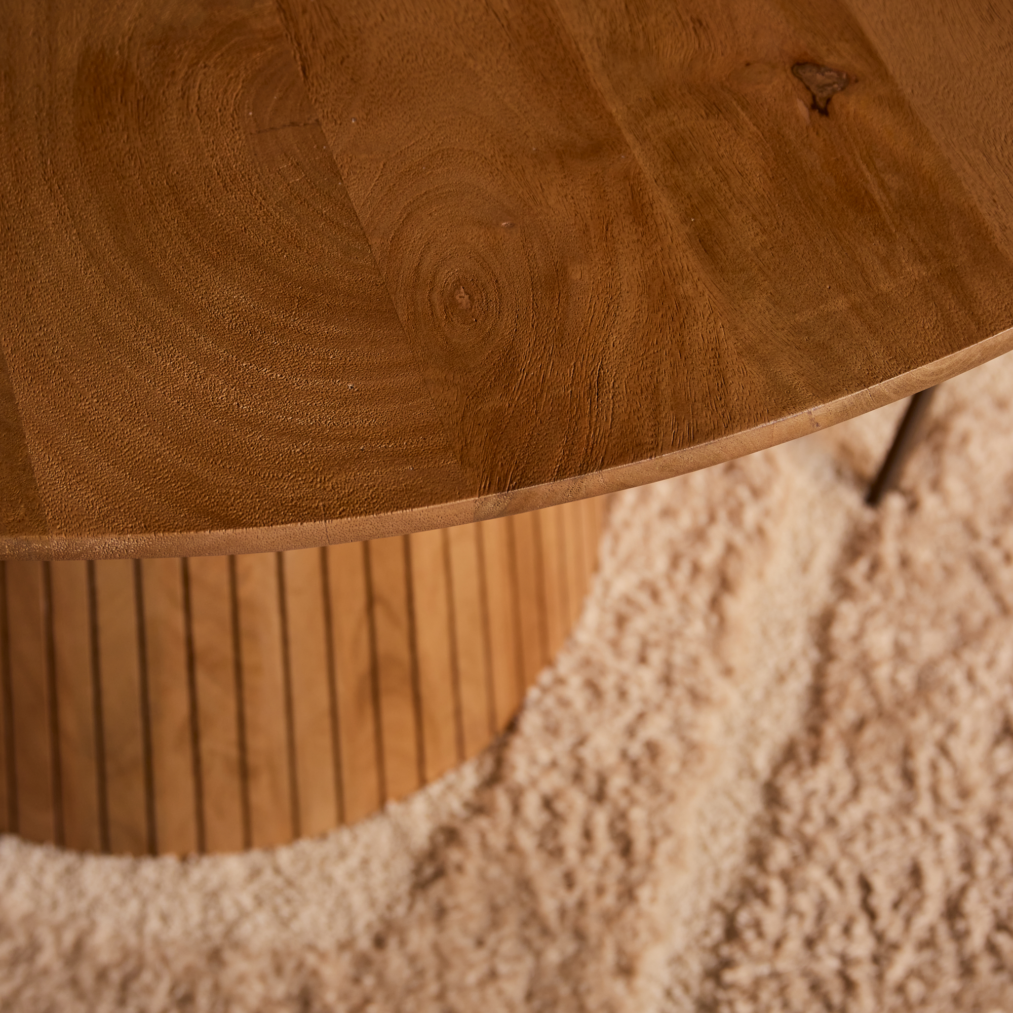 Eettafel Dammel Mangohout 150 cm - Afbeelding 5