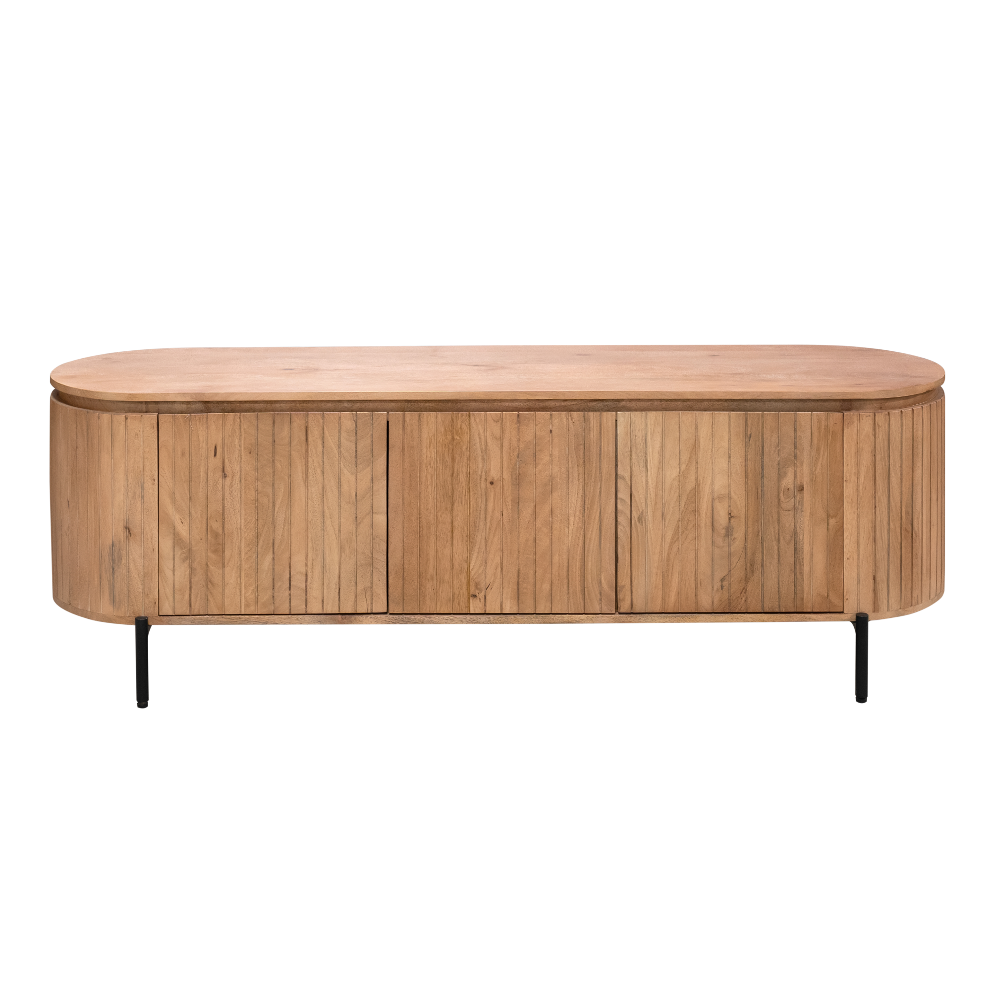TV-meubel Stoolvena Naturel 165 cm - Afbeelding 5