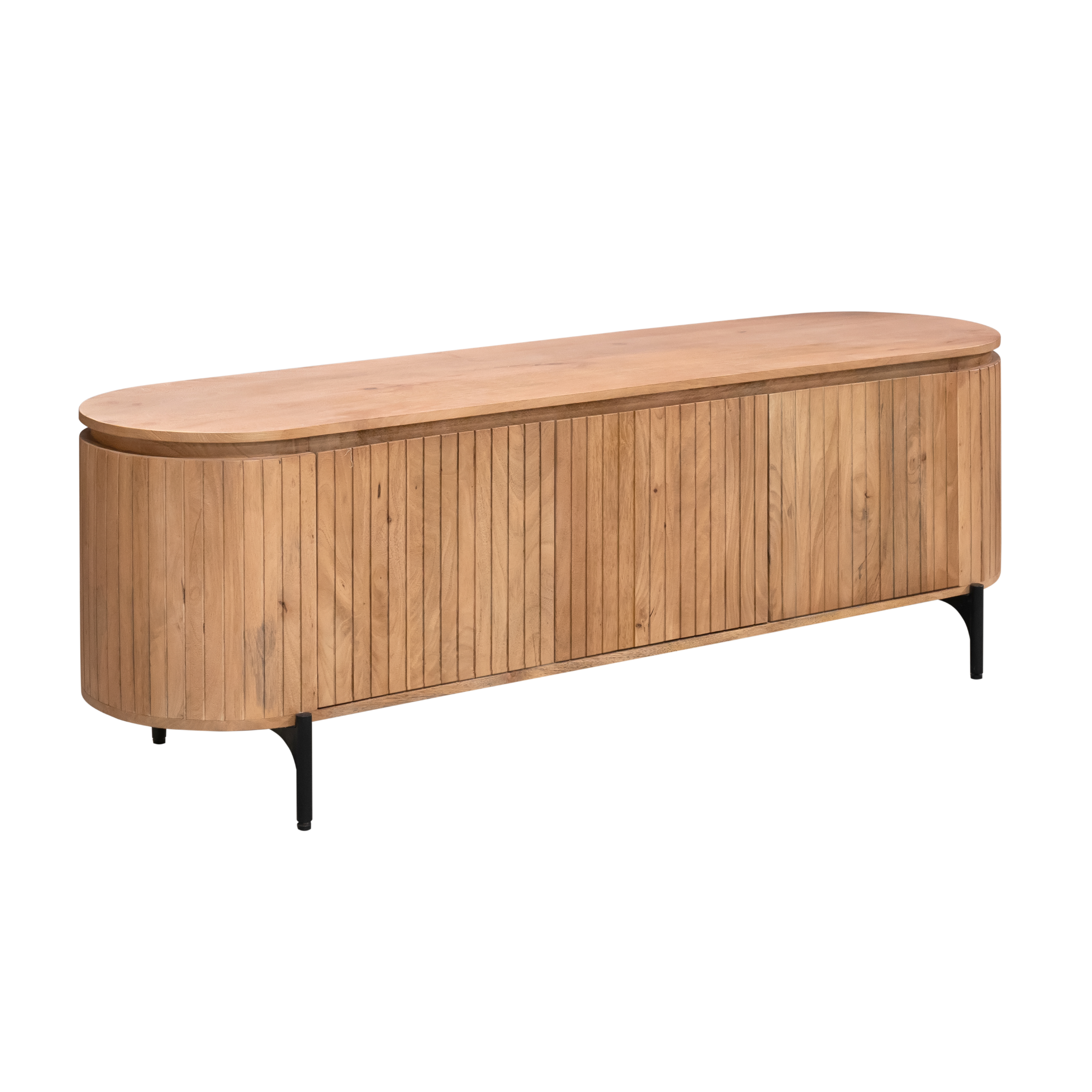 TV-meubel Stoolvena Naturel 165 cm - Afbeelding 6