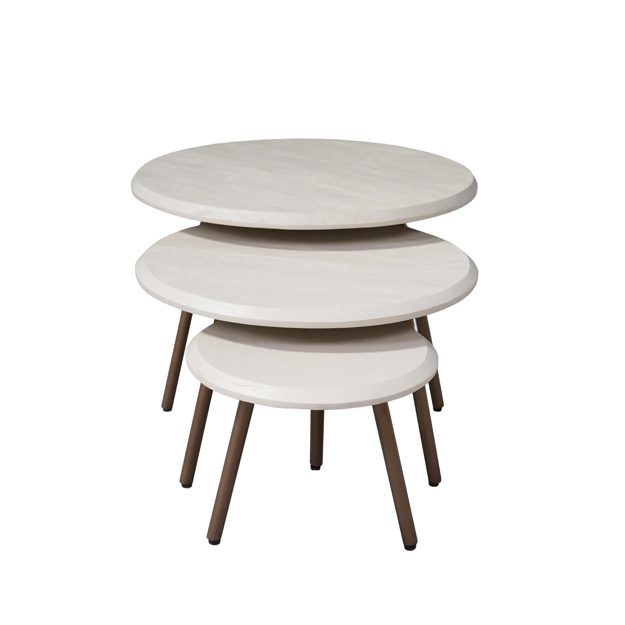 Salontafel Steellone Mangohout 70 cm - Afbeelding 2