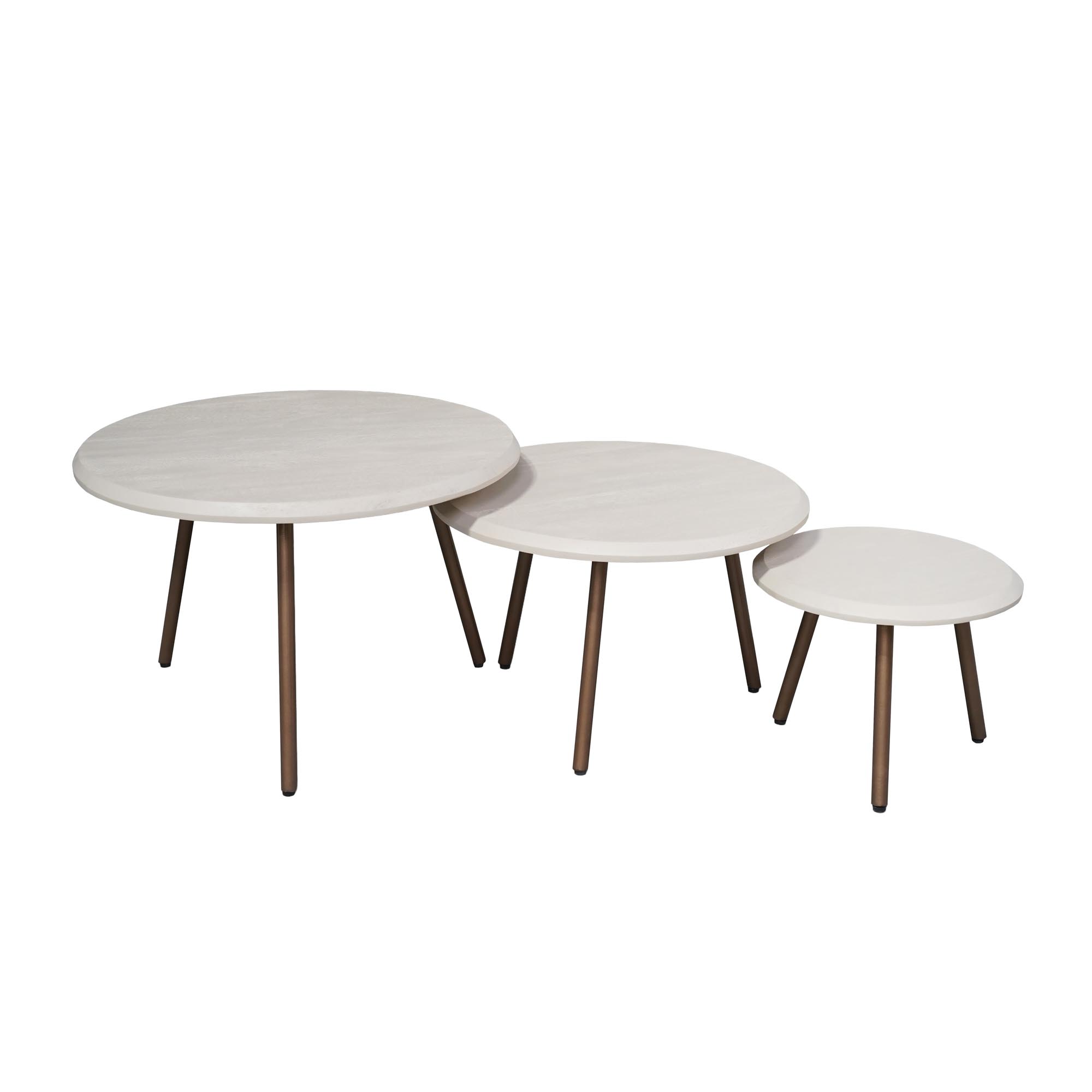 Salontafel Steellone Mangohout 70 cm - Afbeelding 3