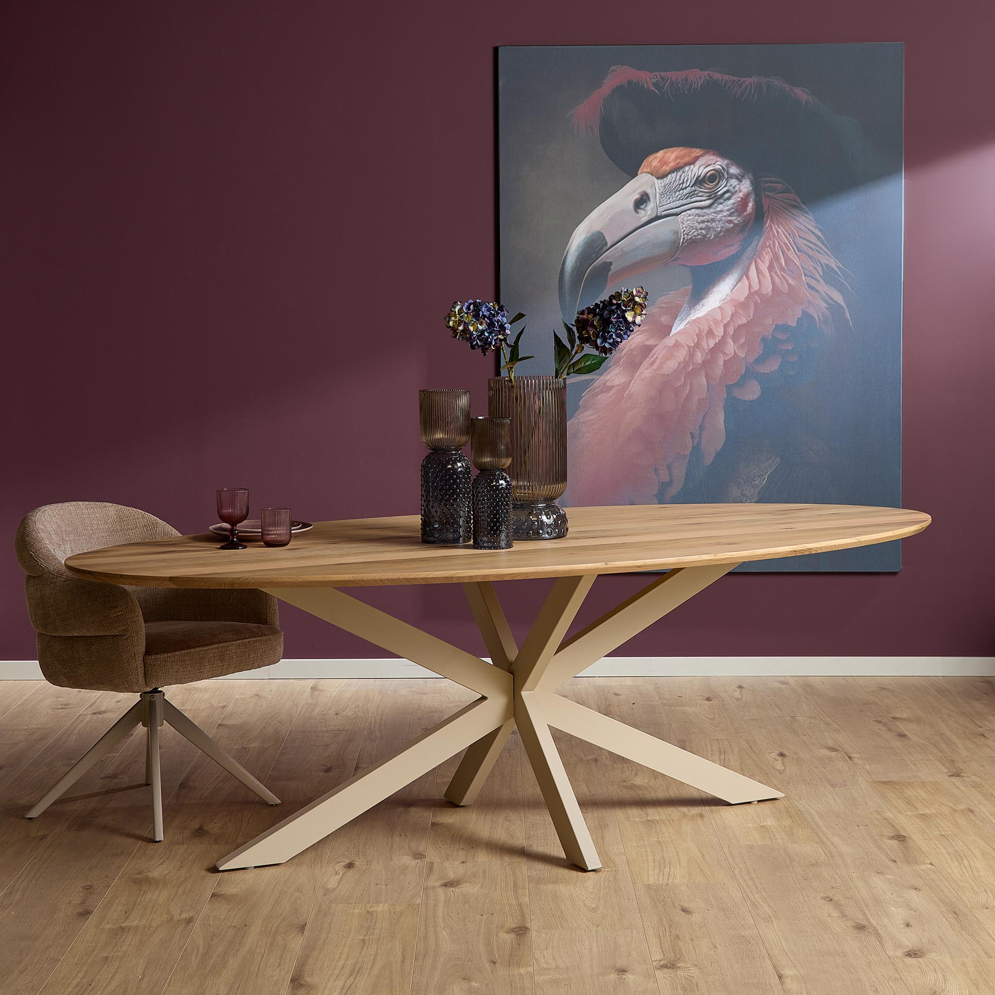 Eettafel Deldand Metaal 280 cm