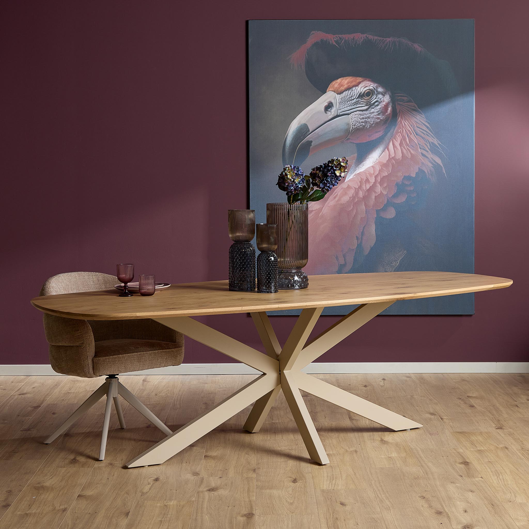 Eettafel Patesta Metaal 280 cm