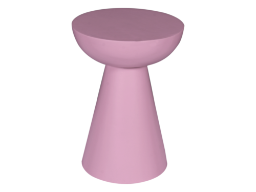 Bijzettafel Zervarvalo zwart roze
