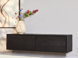 TV-meubel Kleeskis Zwart 120 cm
