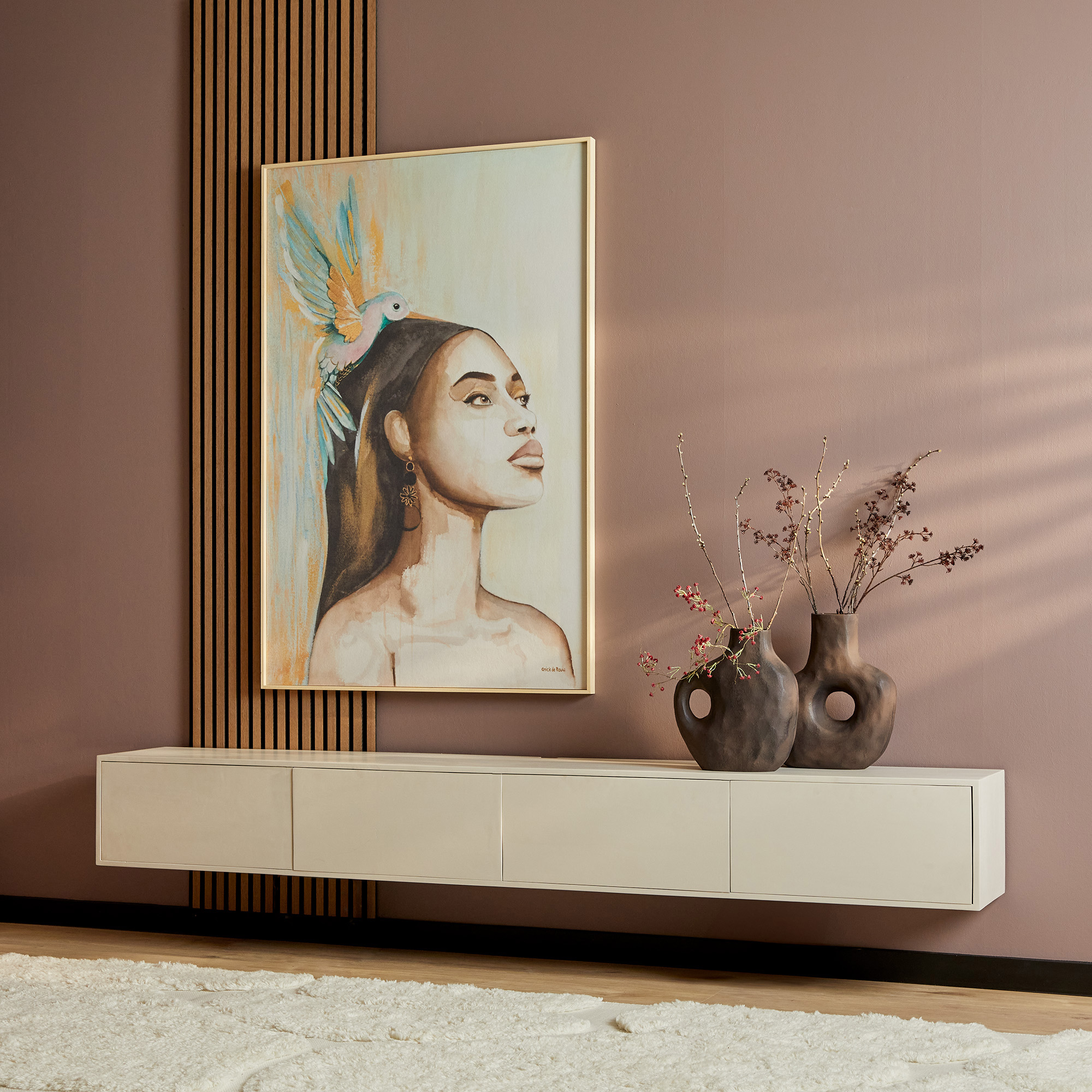 TV-meubel Flelino Zand 240 cm