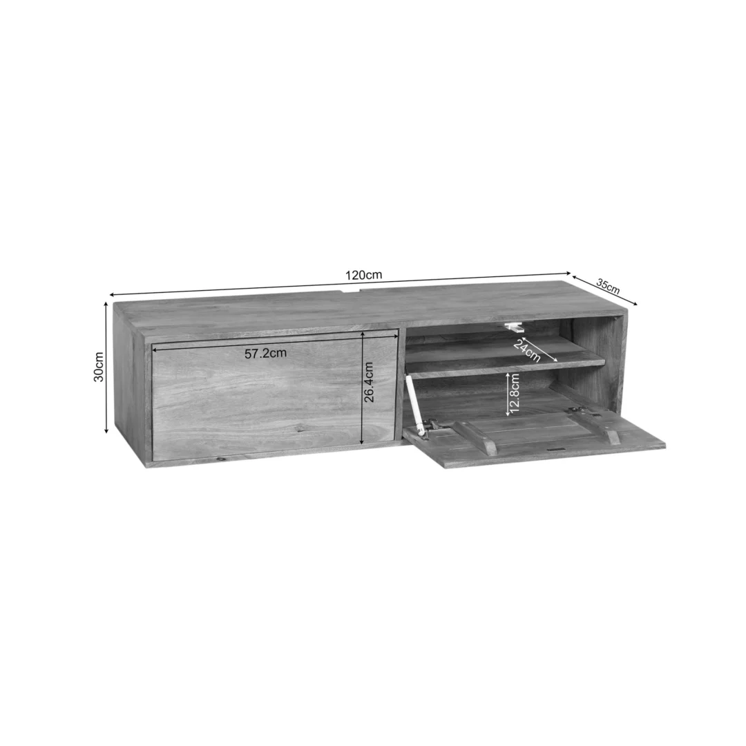 TV-meubel Ralio Naturel 120 cm - Afbeelding 6
