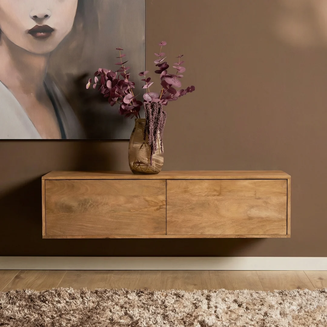 TV-meubel Ralio Naturel 120 cm - Afbeelding 7