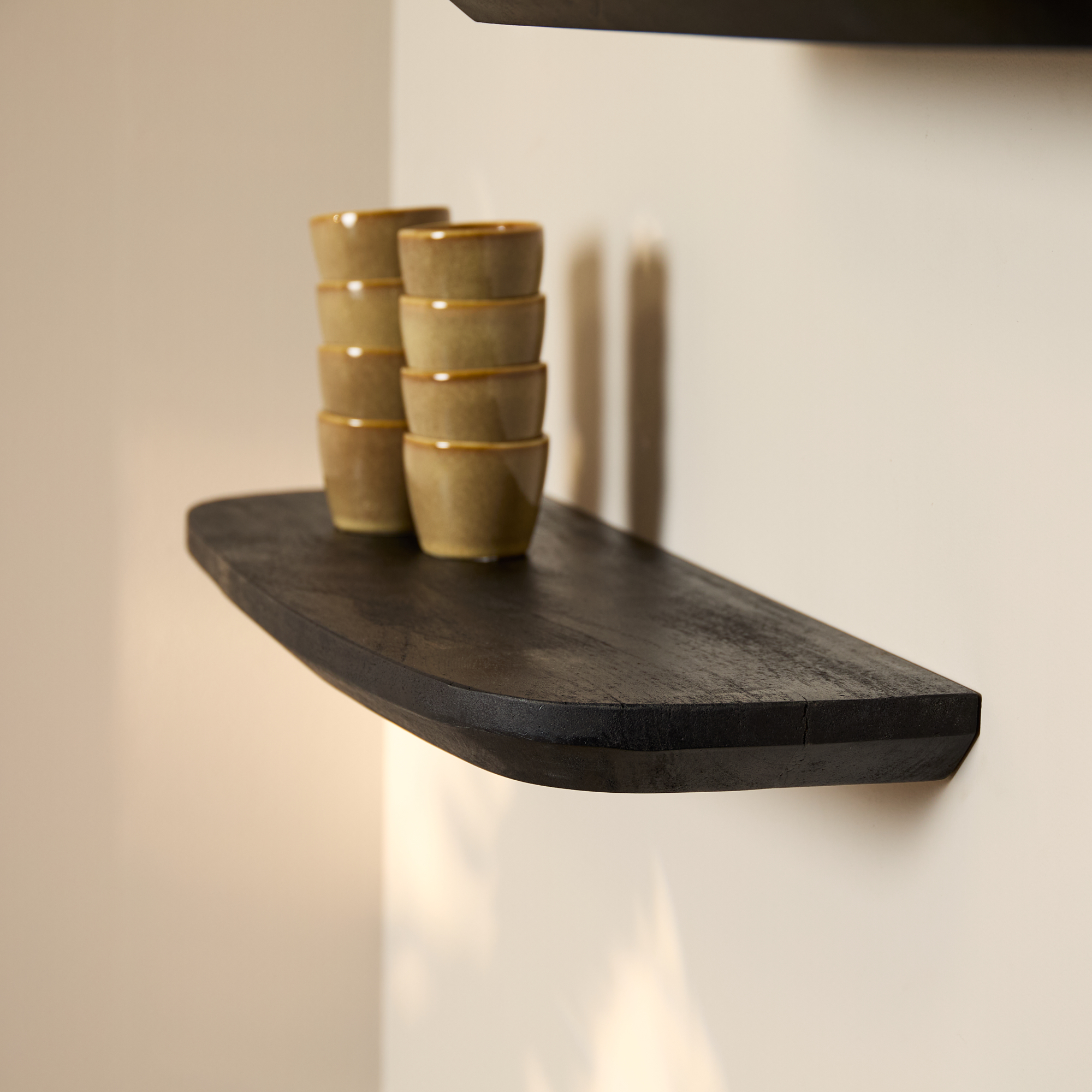 Wandplank Beire Mangohout 60 cm - Set van 3 - Afbeelding 4