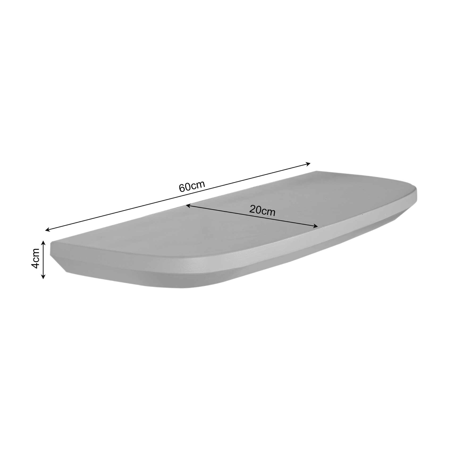 Wandplank Lekaro Mangohout 60 cm - Set van 3 - Afbeelding 4