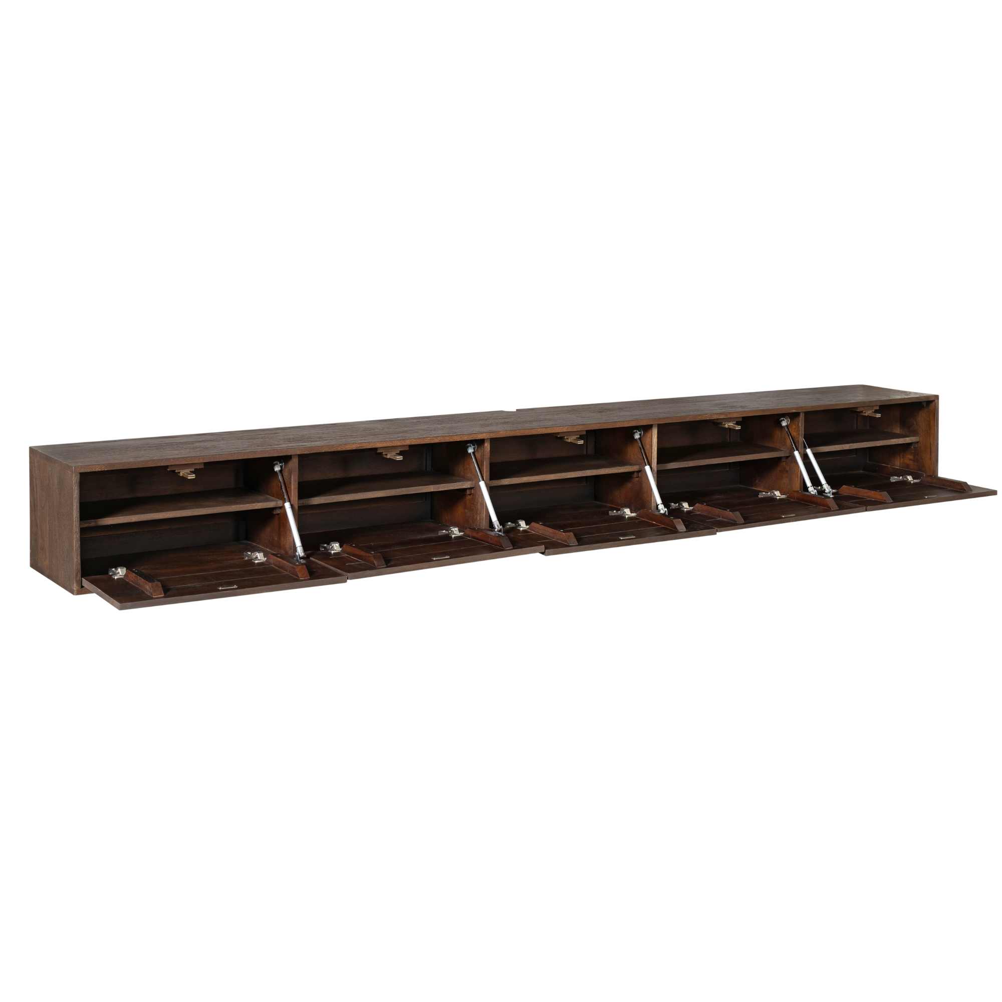 TV-meubel Skietira Bruin 280 cm - Afbeelding 5