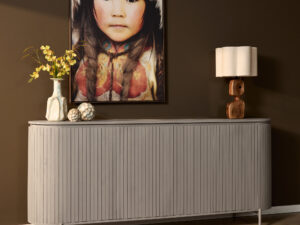 Dressoir Leilvu Taupe 210 cm