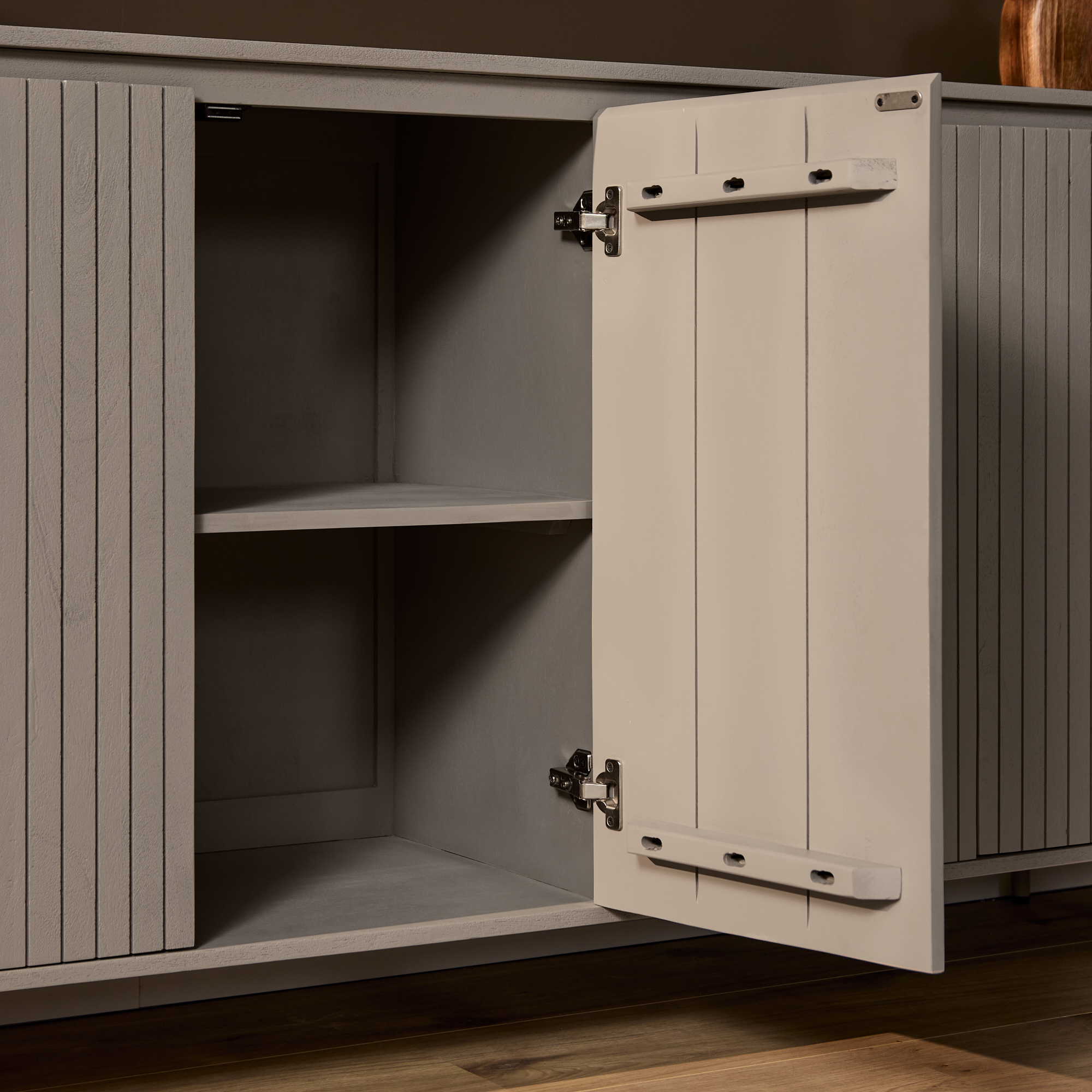 Dressoir Leilvu Taupe 210 cm - Afbeelding 3