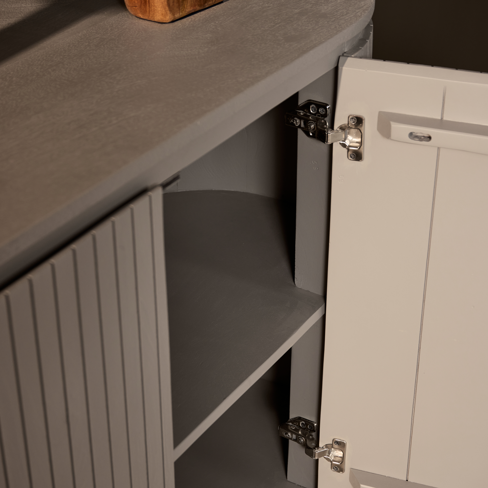 Dressoir Leilvu Taupe 210 cm - Afbeelding 5