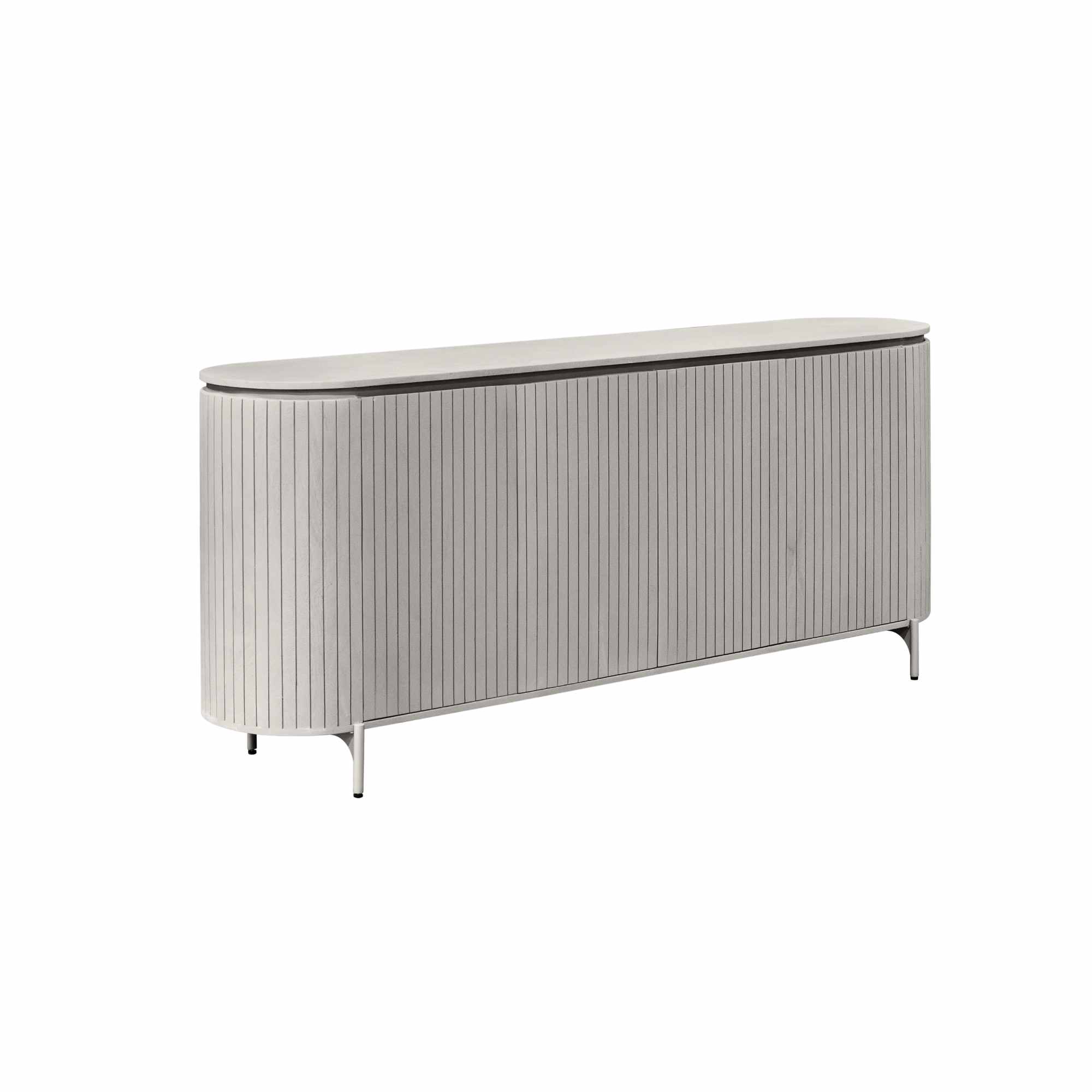 Dressoir Leilvu Taupe 210 cm - Afbeelding 8