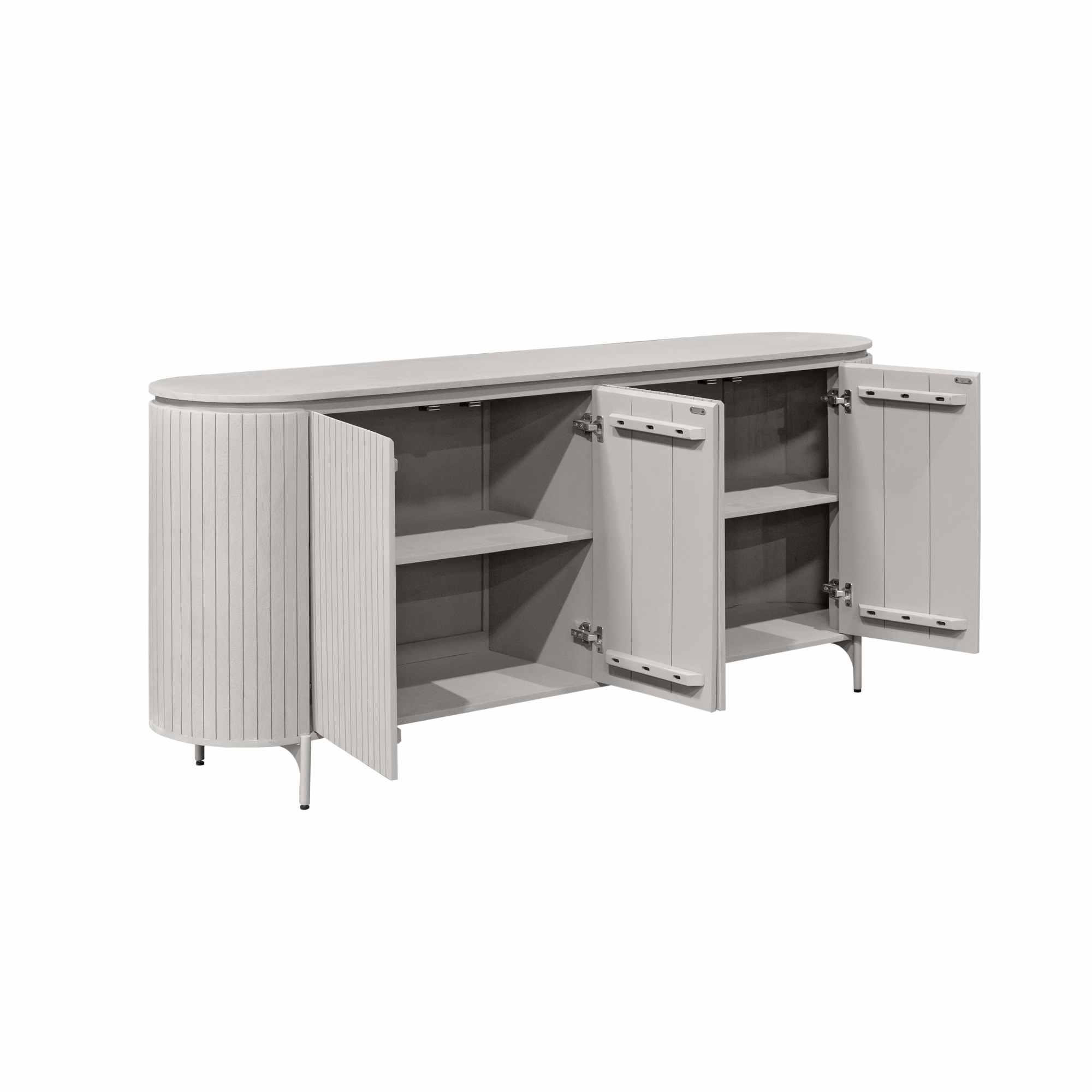 Dressoir Leilvu Taupe 210 cm - Afbeelding 9