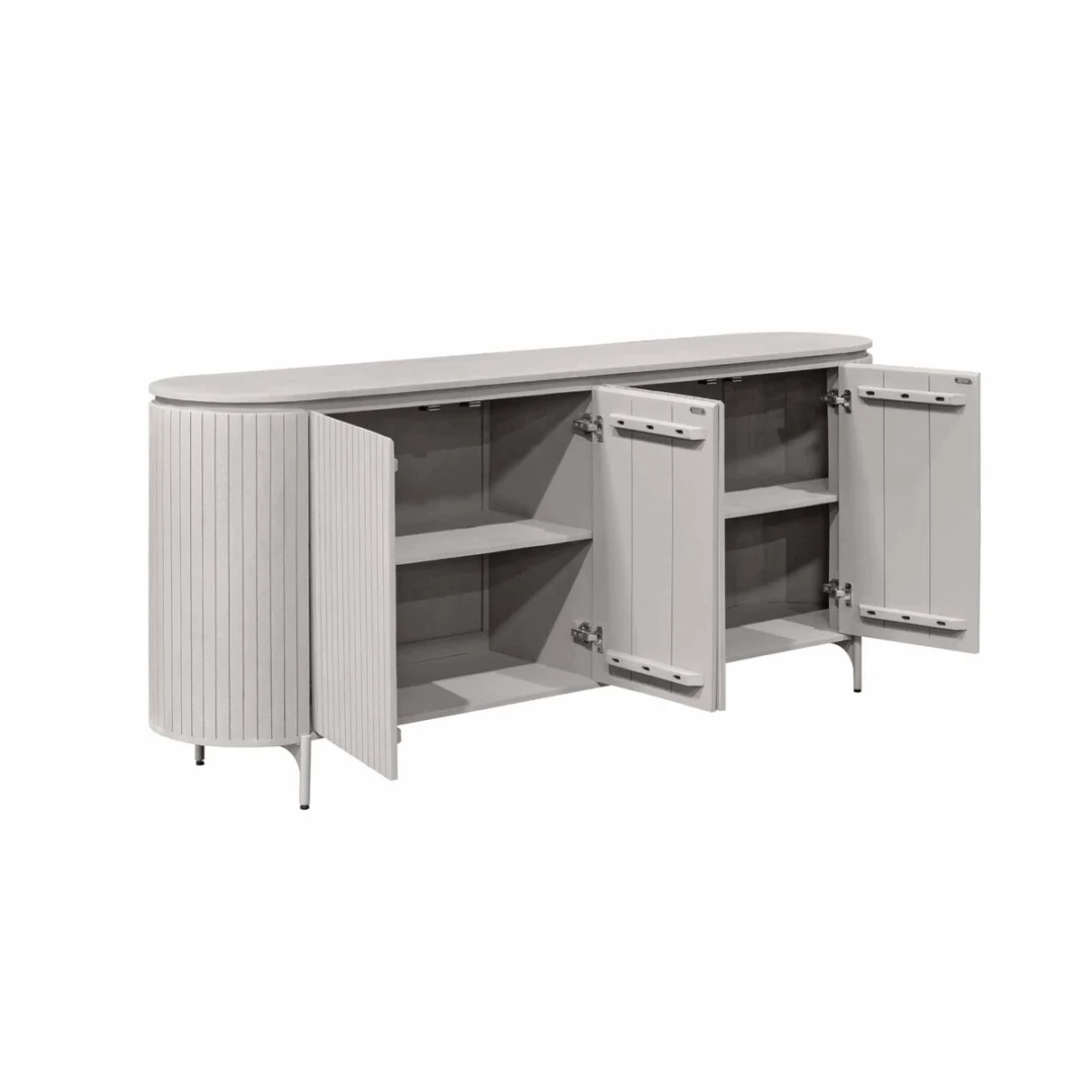 Dressoir Leilvu Taupe 210 cm - Afbeelding 9