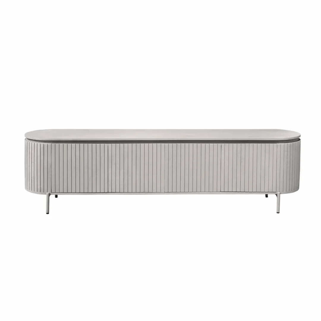 TV-meubel Slolvang Taupe 210 cm - Afbeelding 5