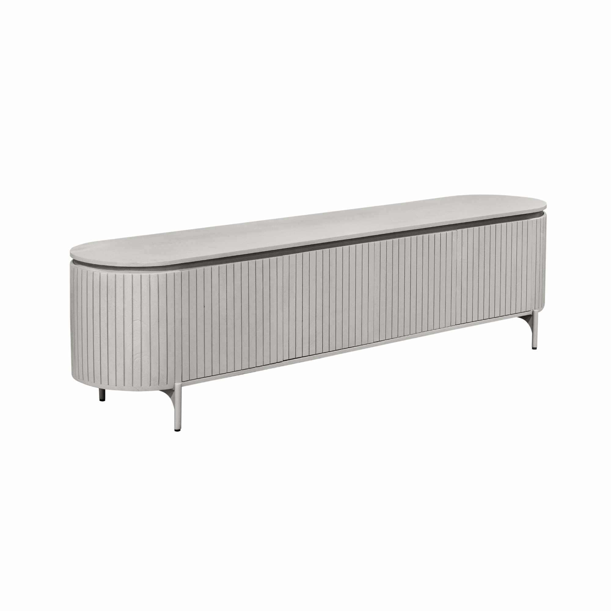TV-meubel Slolvang Taupe 210 cm - Afbeelding 6