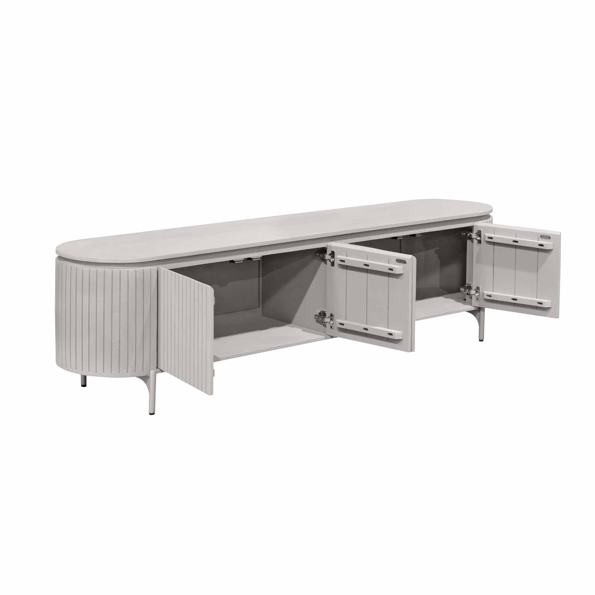 TV-meubel Slolvang Taupe 210 cm - Afbeelding 7