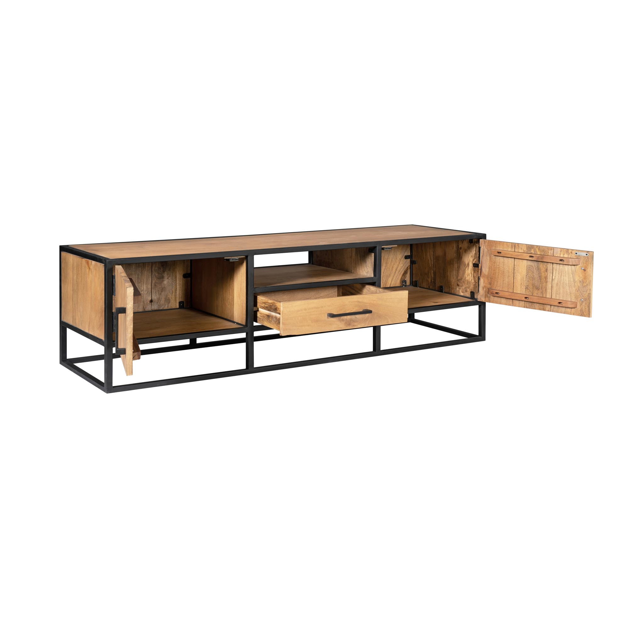 TV-meubel Gaummol Naturel 180 cm - Afbeelding 4