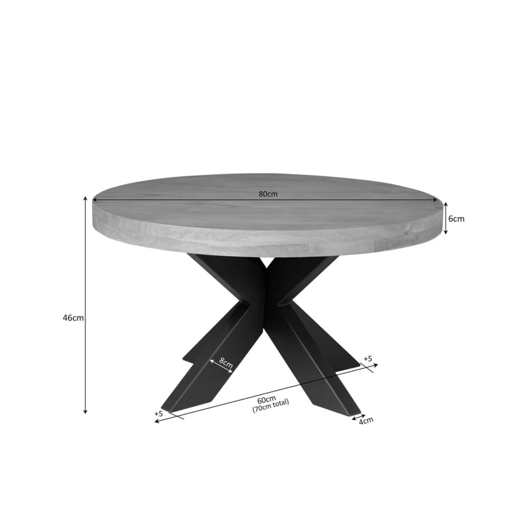 Salontafel Tanona Naturel 80 cm - Afbeelding 5