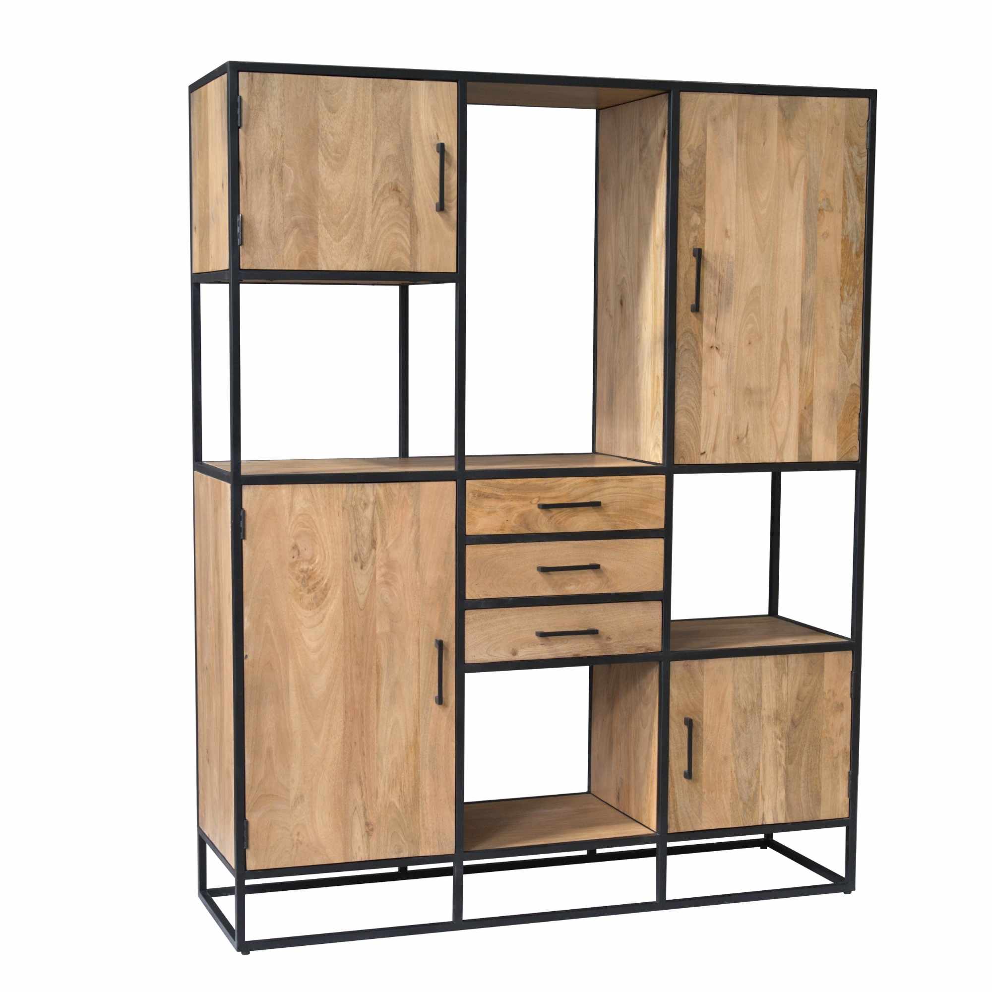 Vakkenkast Hamburg Naturel 160 cm - Afbeelding 5