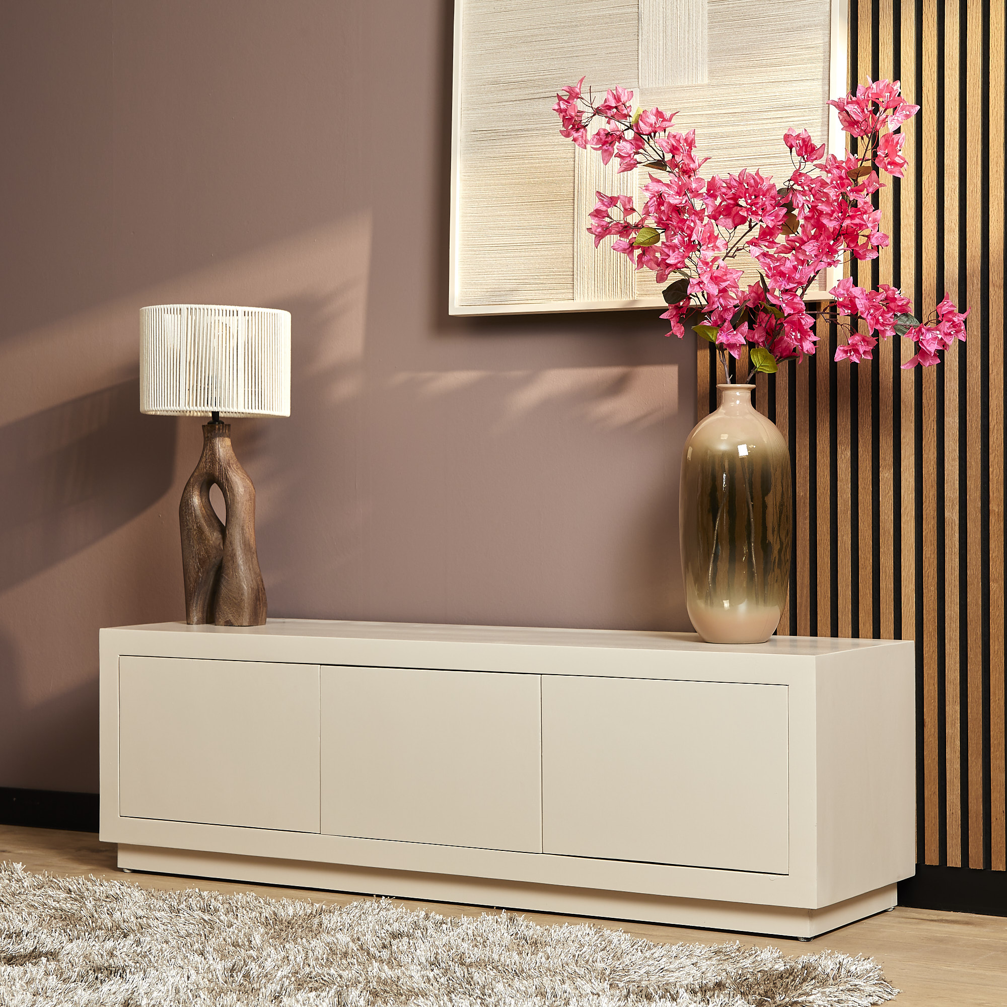 TV-meubel Zumone Zand 150 cm