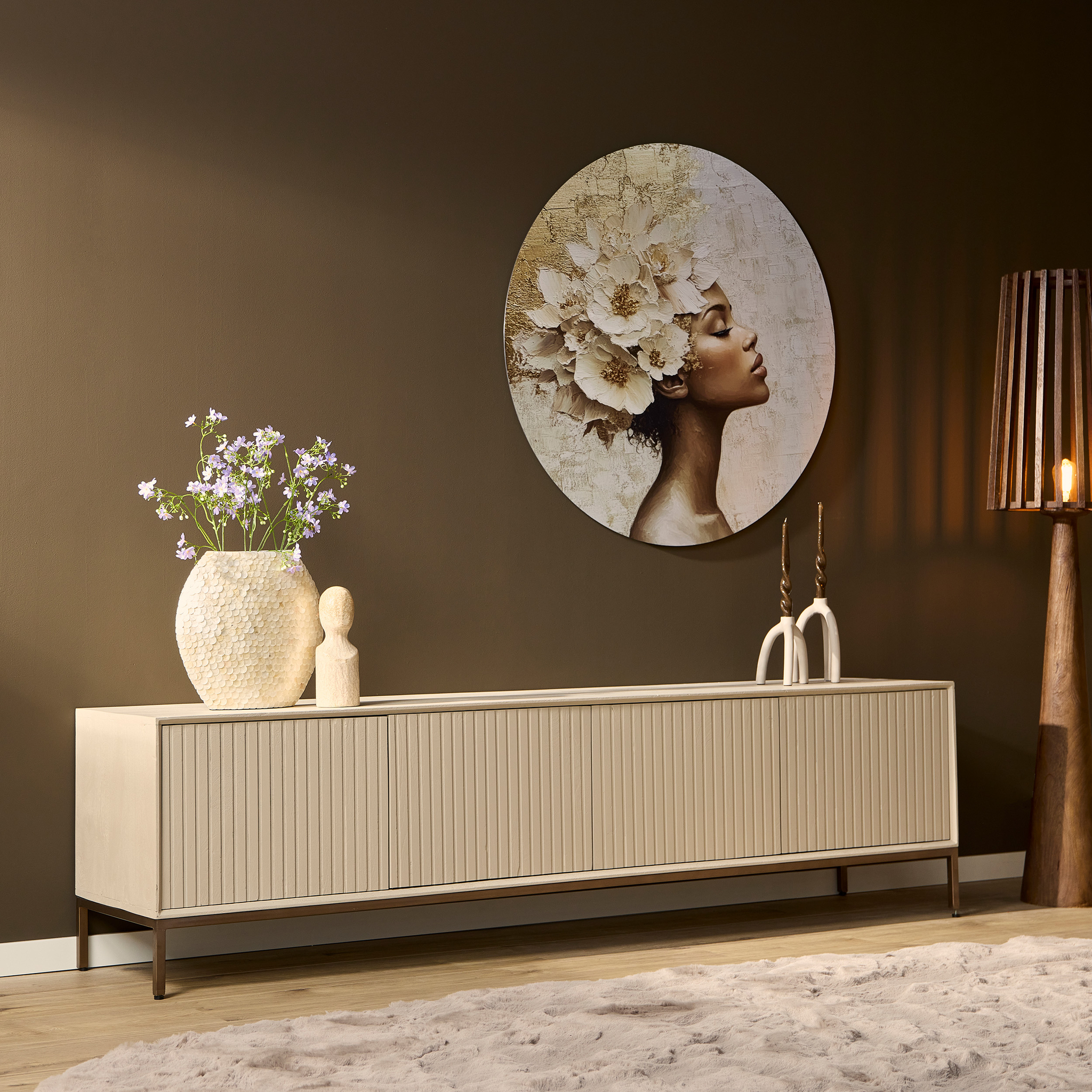 TV-meubel Donio Zand 210 cm