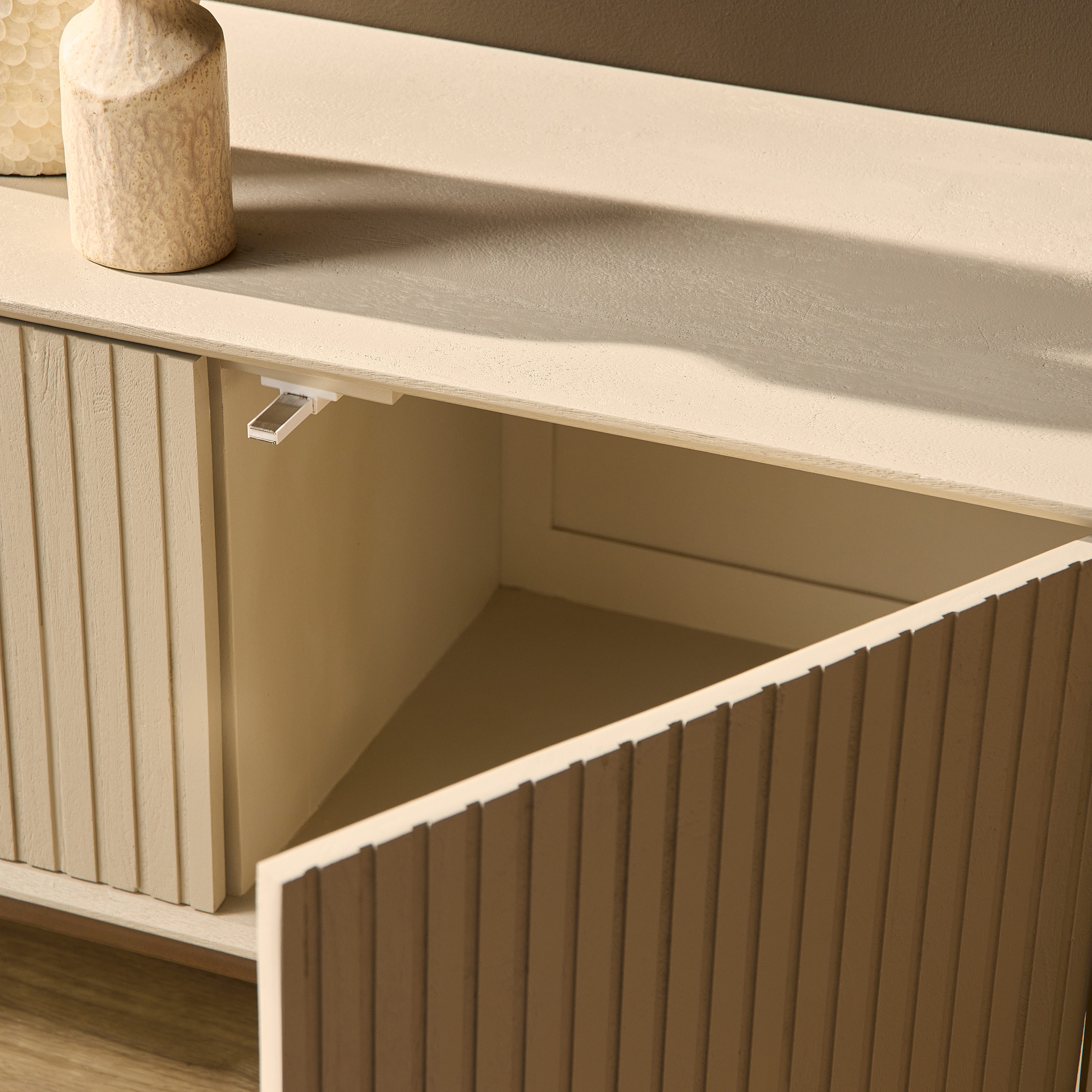 TV-meubel Donio Zand 210 cm - Afbeelding 3