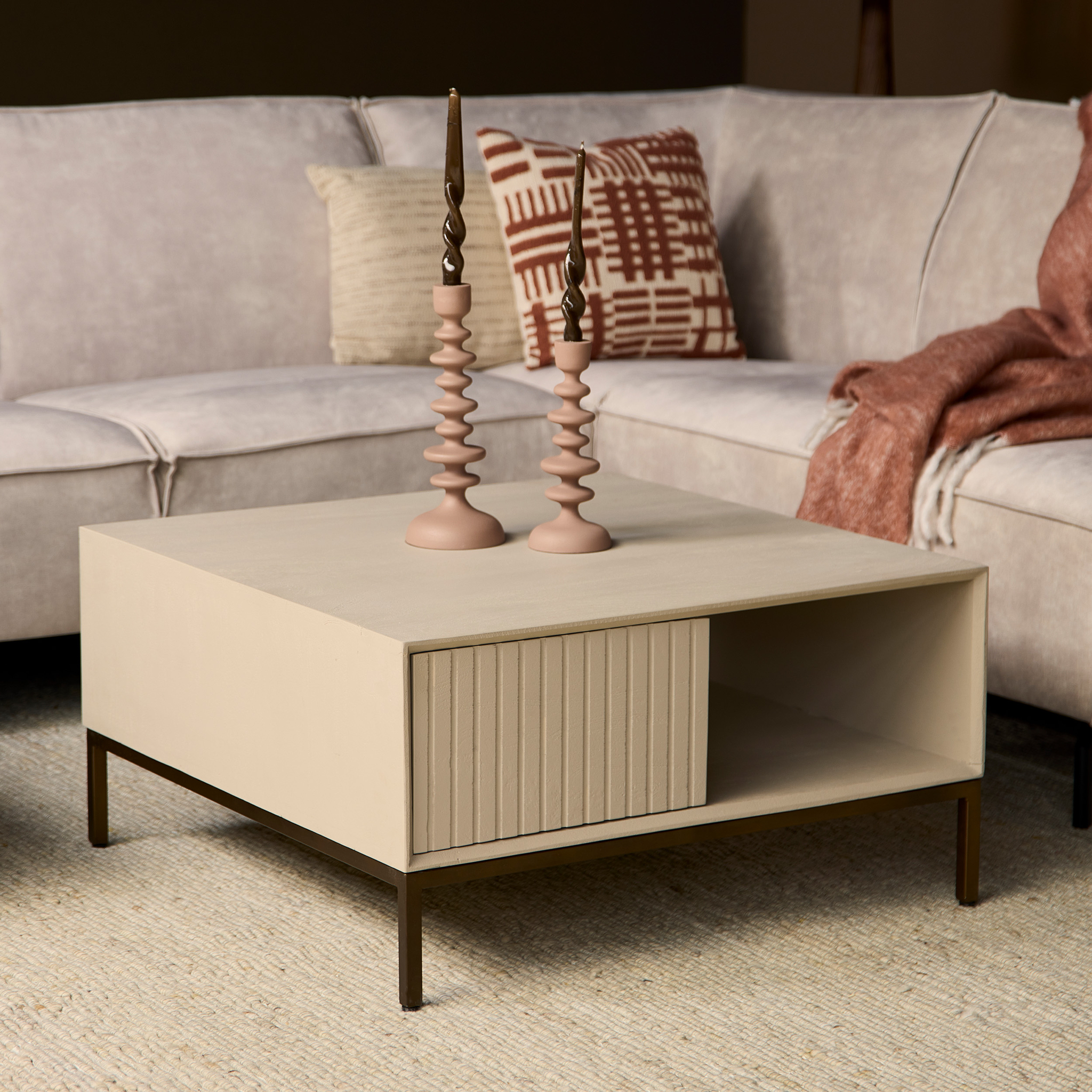 Salontafel Fleetura Zand 80 cm