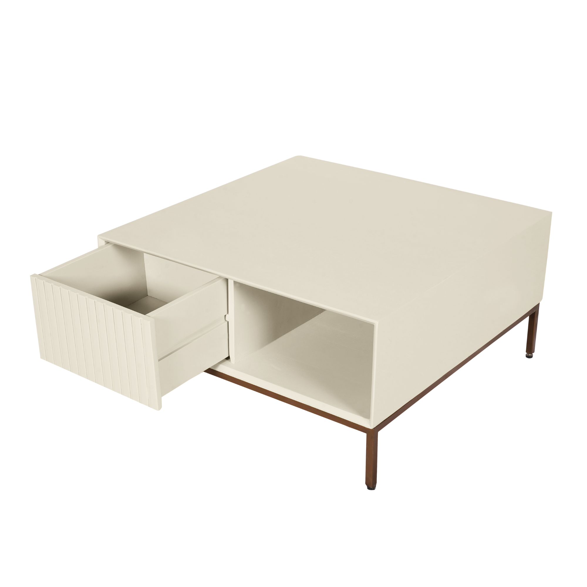 Salontafel Fleetura Zand 80 cm - Afbeelding 10