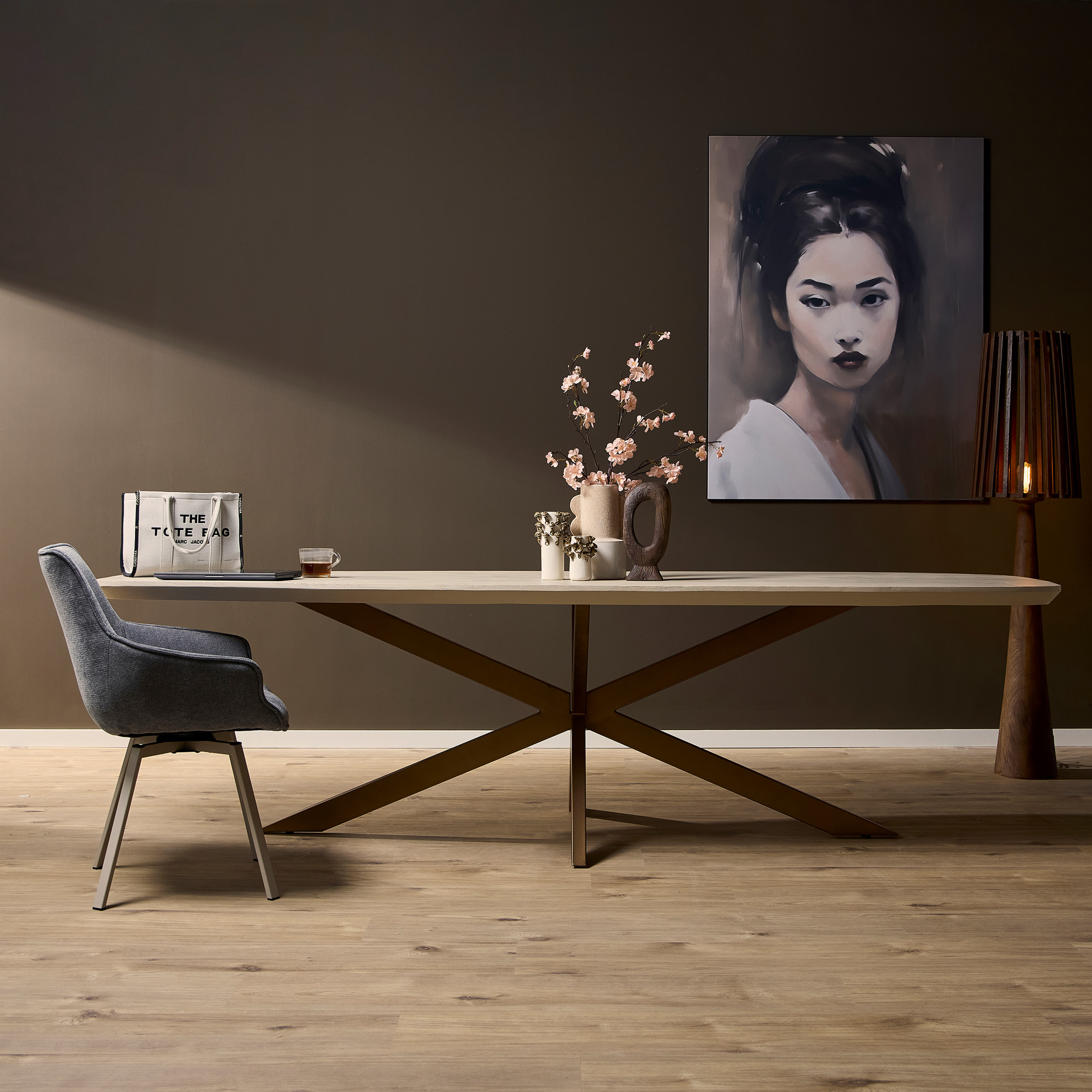 Eettafel Treibel Mangohout 280x100 cm