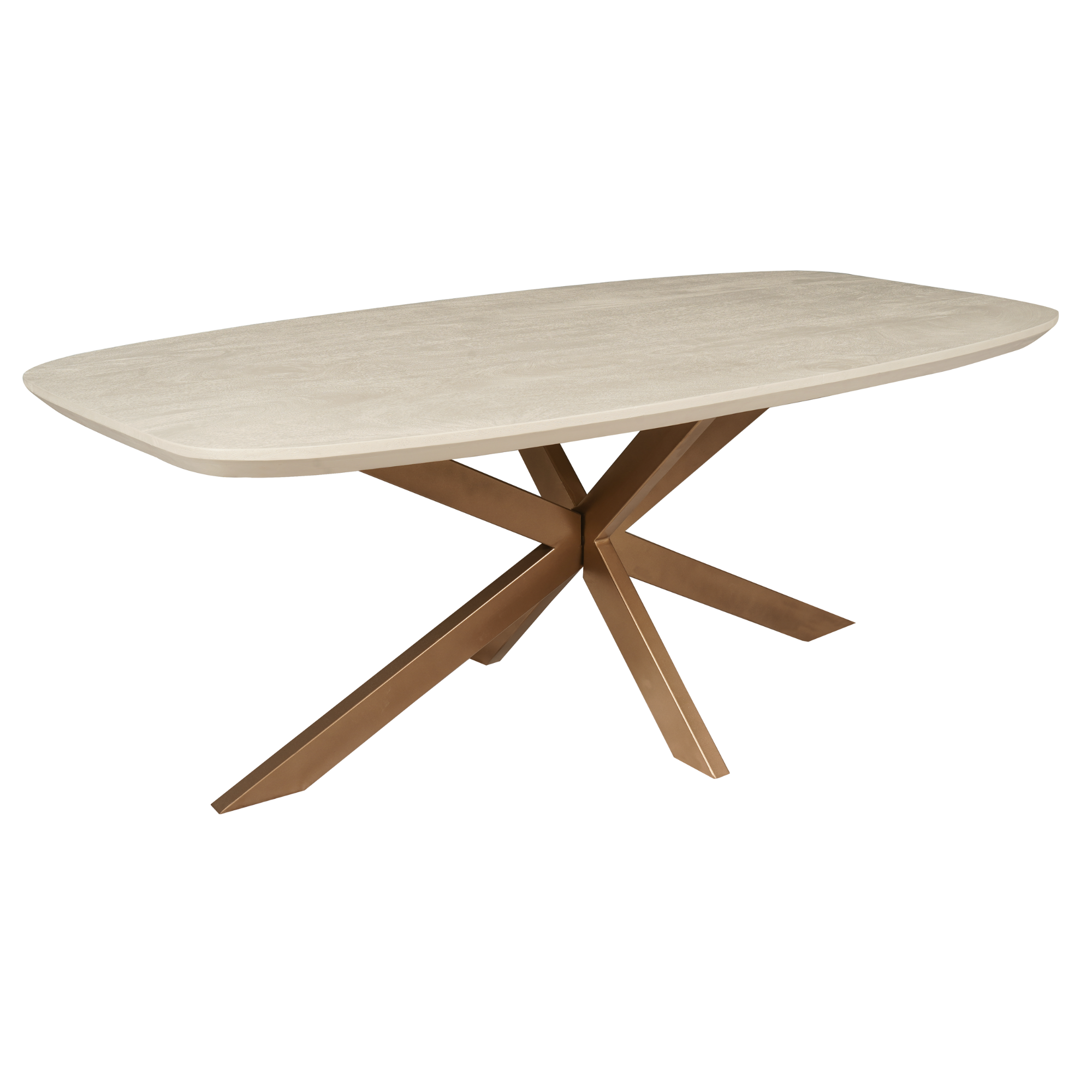Eettafel Treibel Mangohout 280x100 cm - Afbeelding 7