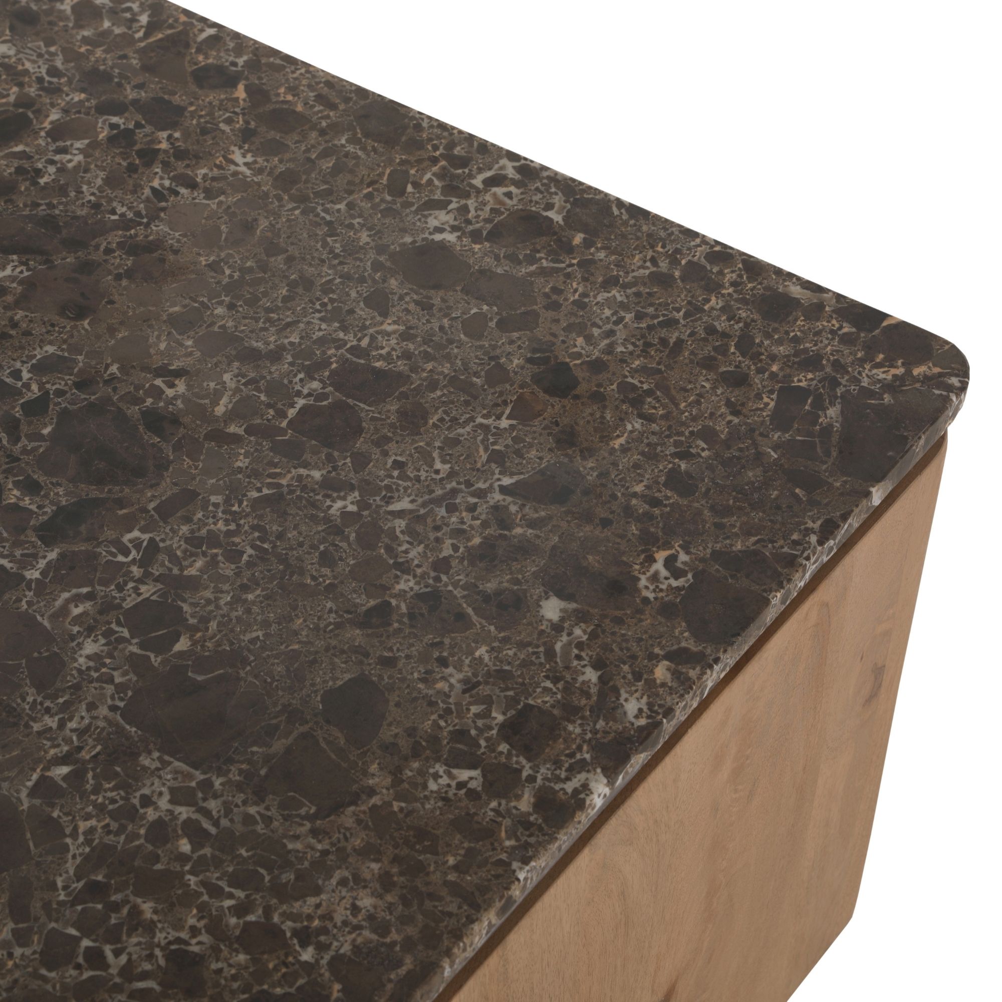 Salontafel Flutar Mangohout 80 cm - Afbeelding 11