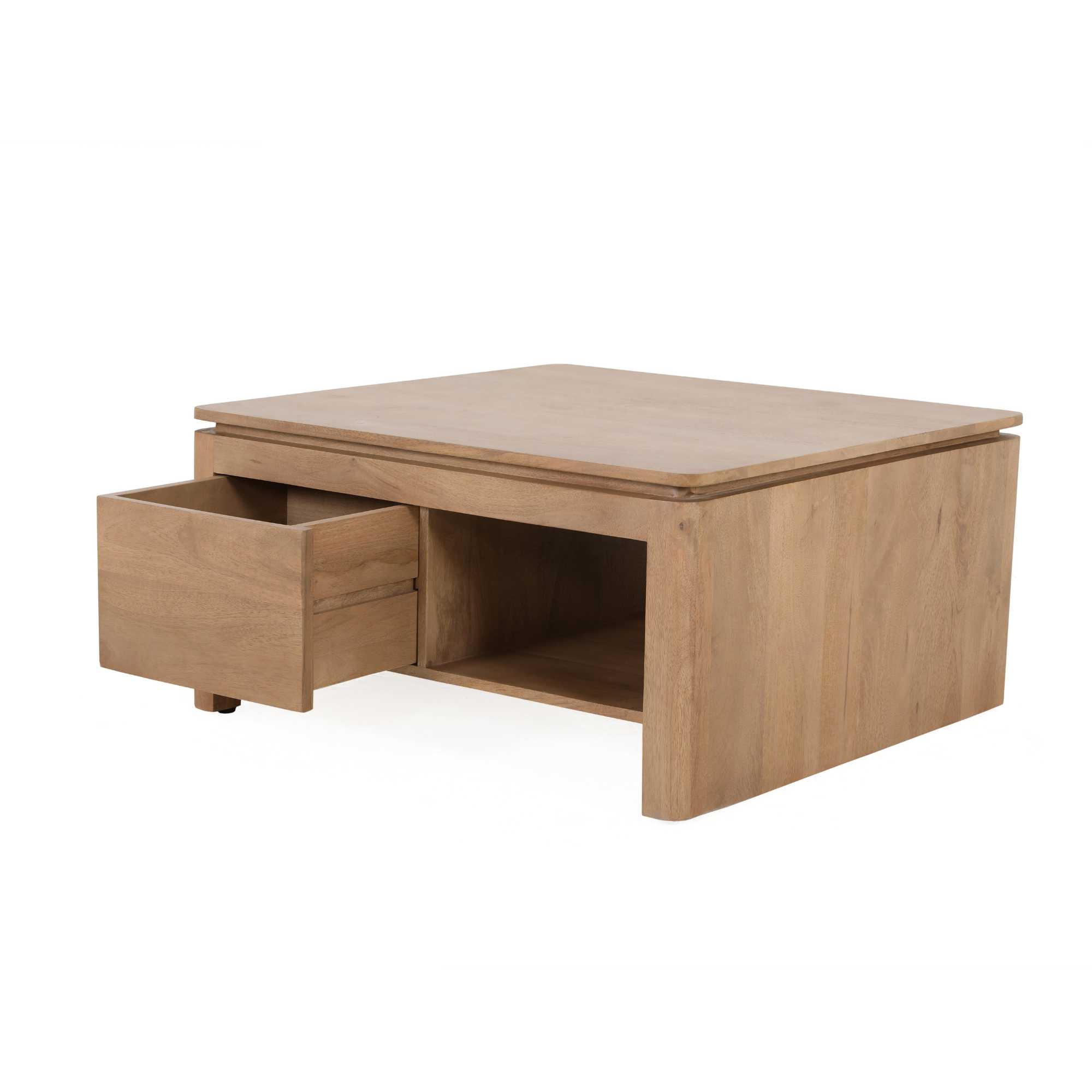 Salontafel Flutar Mangohout 80 cm - Afbeelding 4