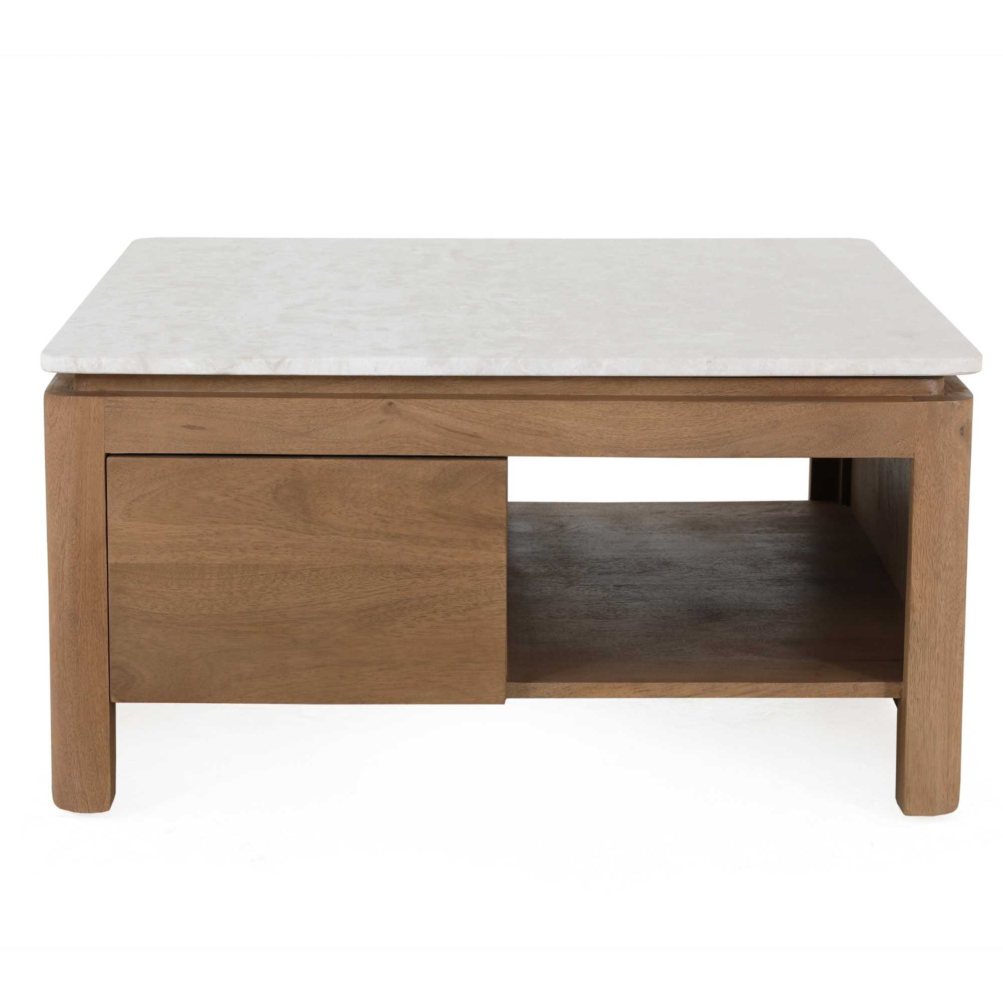 Salontafel Flutar Mangohout 80 cm - Afbeelding 8