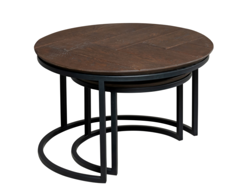 Salontafel Reims Metaal 70 cm - Set van 2