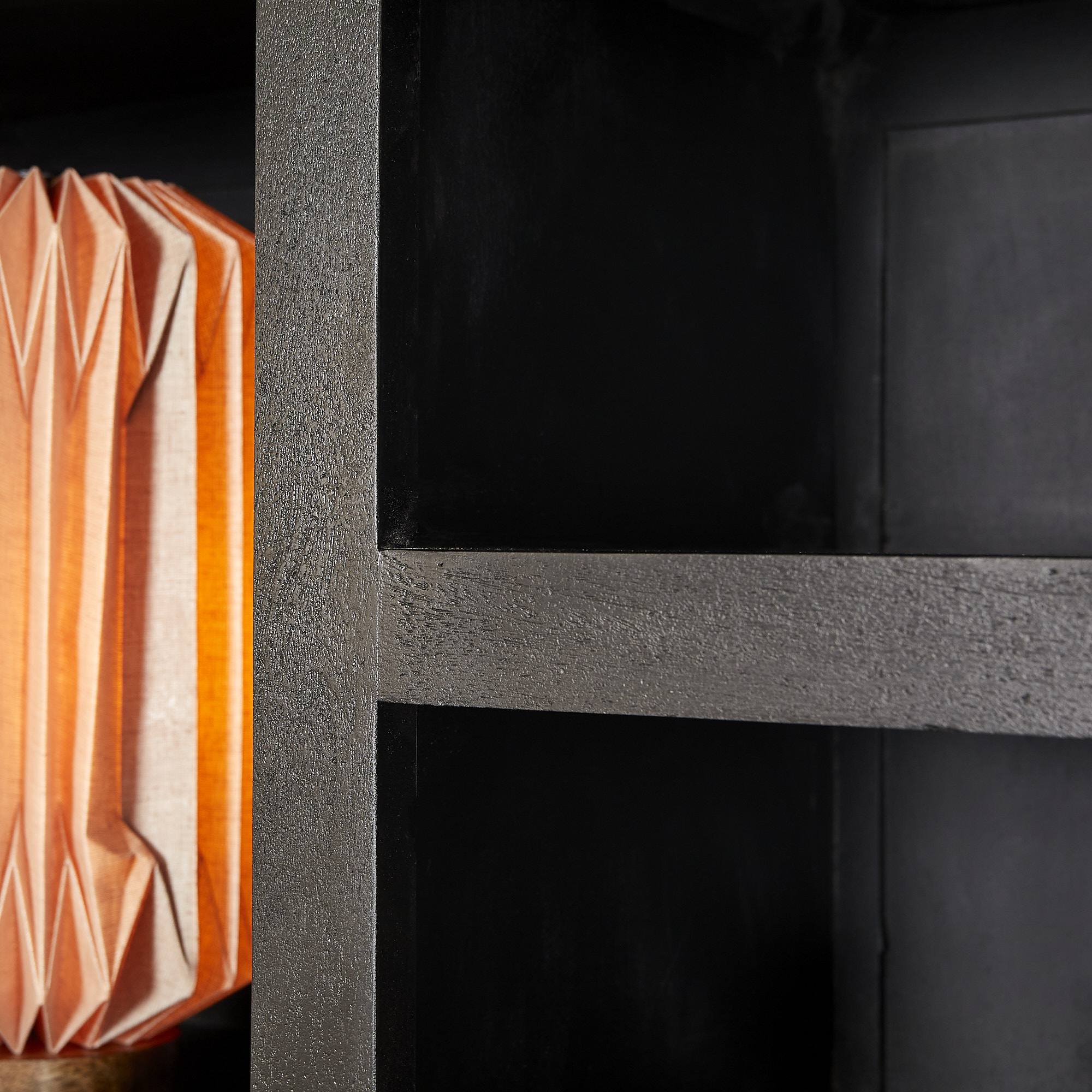 Vakkenkast Ceellak Zwart 160 cm - Afbeelding 3