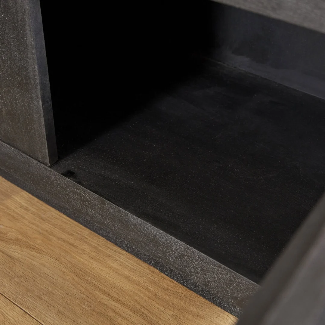 TV-meubel Stissar Zwart 200 cm - Afbeelding 6