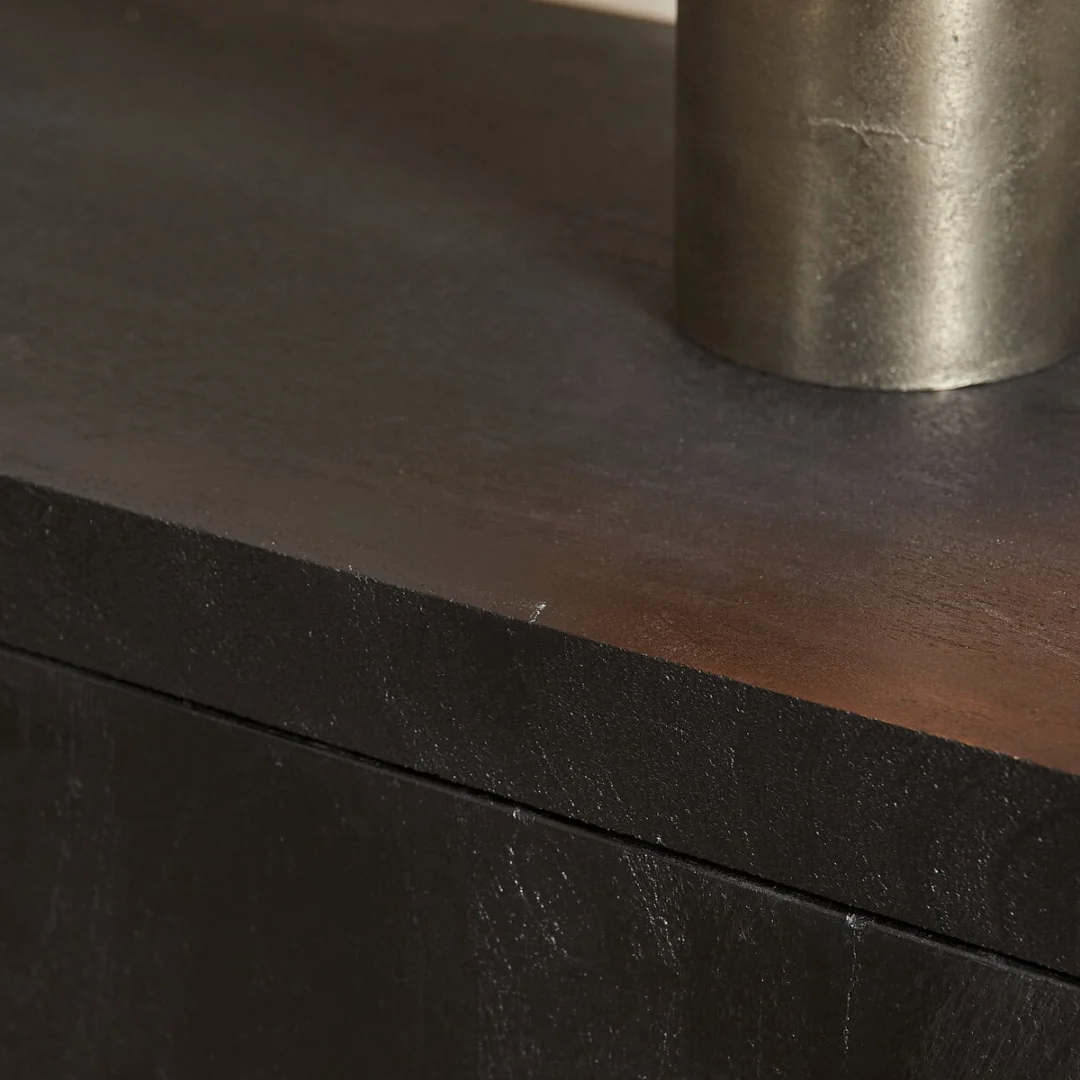 TV-meubel Stissar Zwart 200 cm - Afbeelding 7