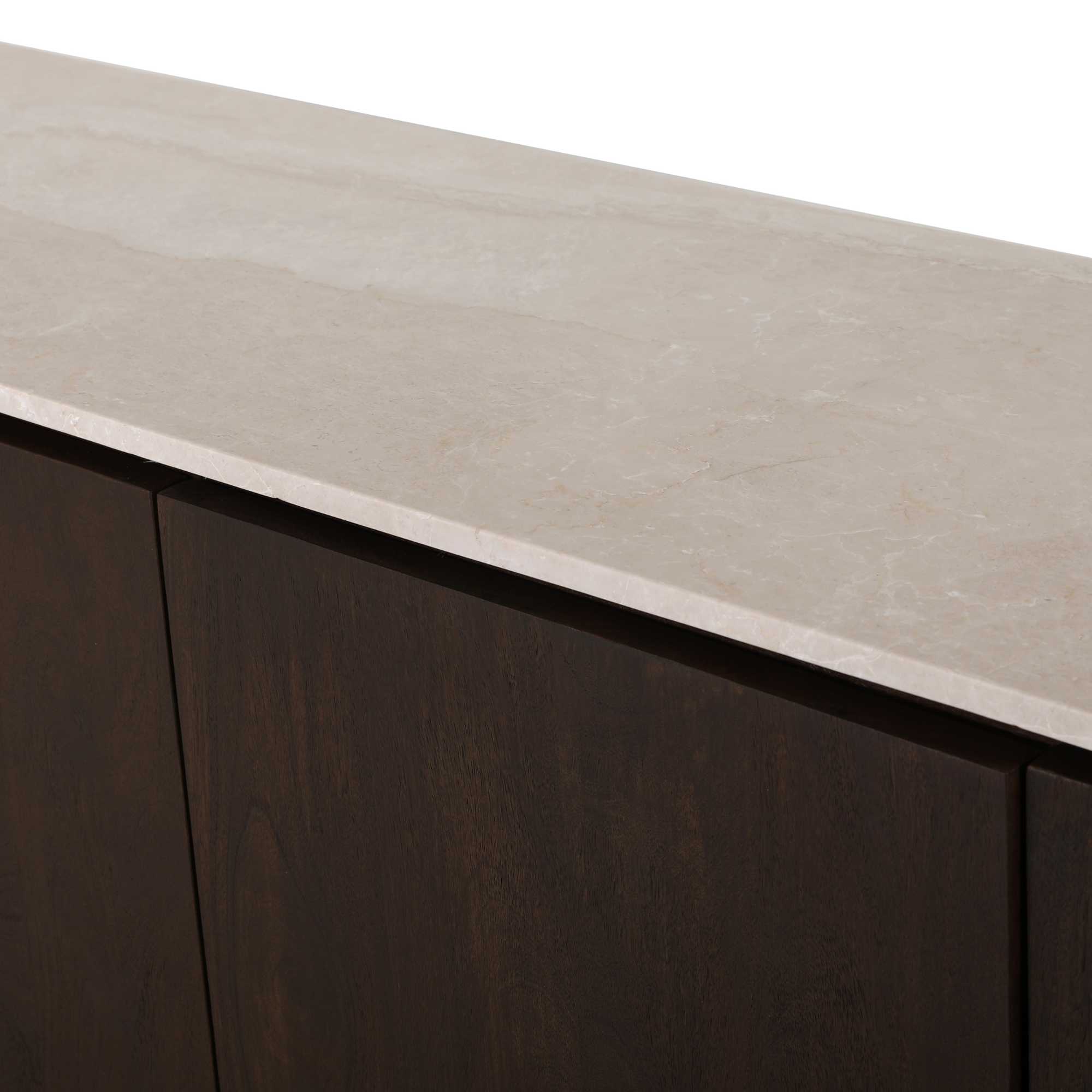 Dressoir Zeemund Bruin 210 cm - Afbeelding 10