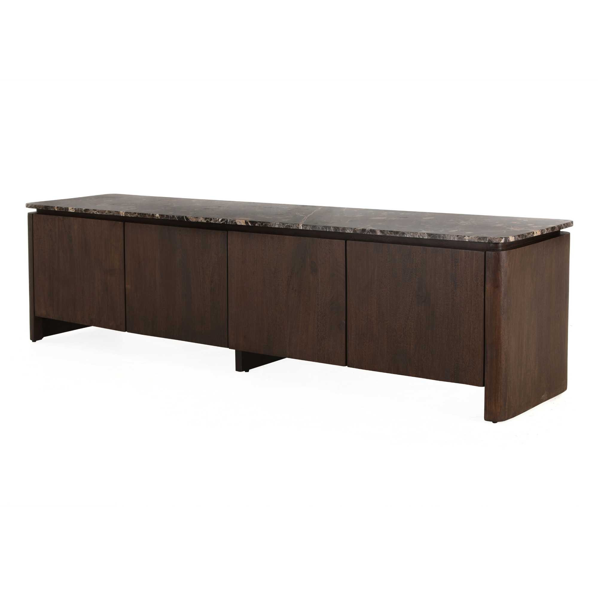 TV-meubel Peelvy Bruin 210 cm - Afbeelding 12